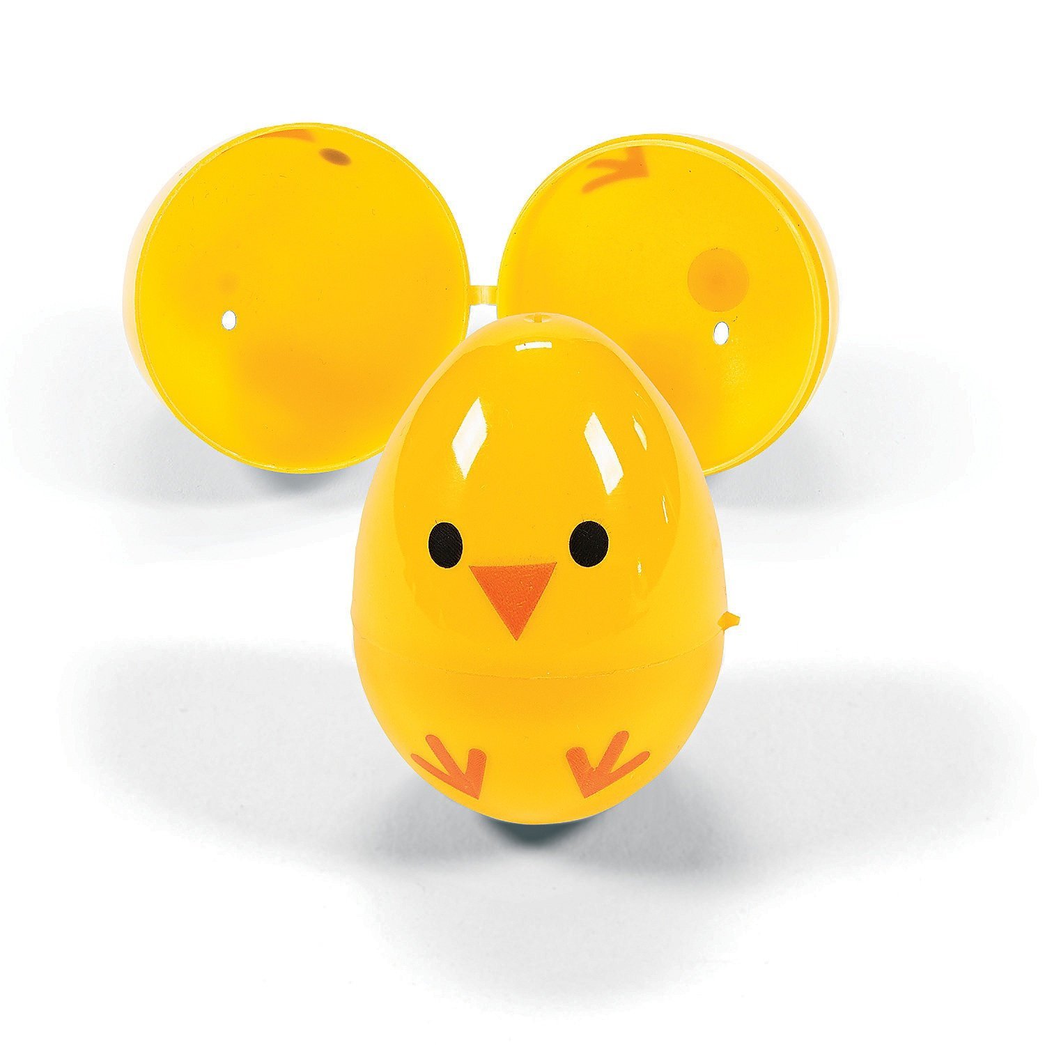 Amazon.com: Easter Egg Chicks- Plastic Containers for Party Favors ...