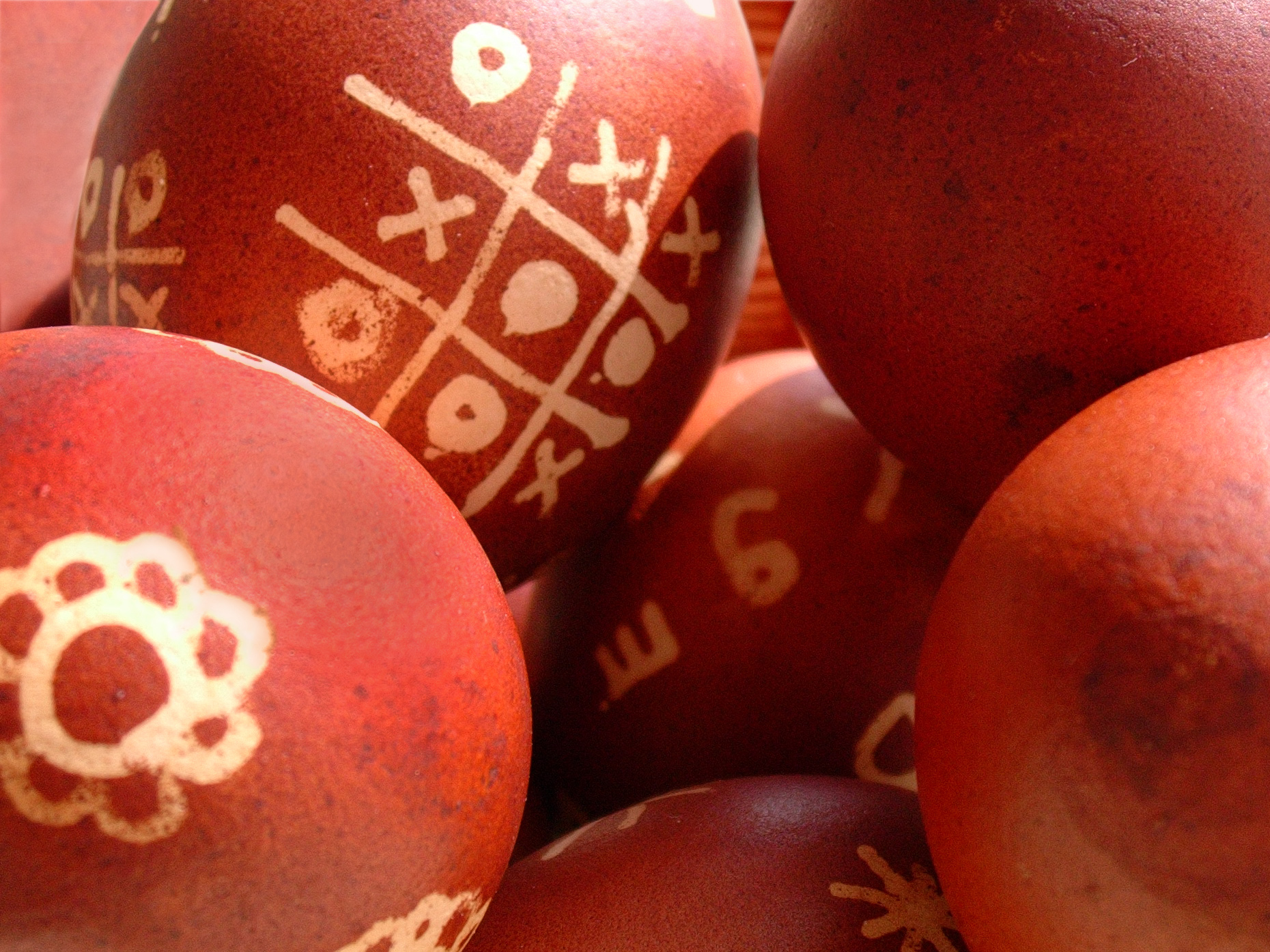 Easter Eggs, Brown, Color, Decorated, Dye, HQ Photo