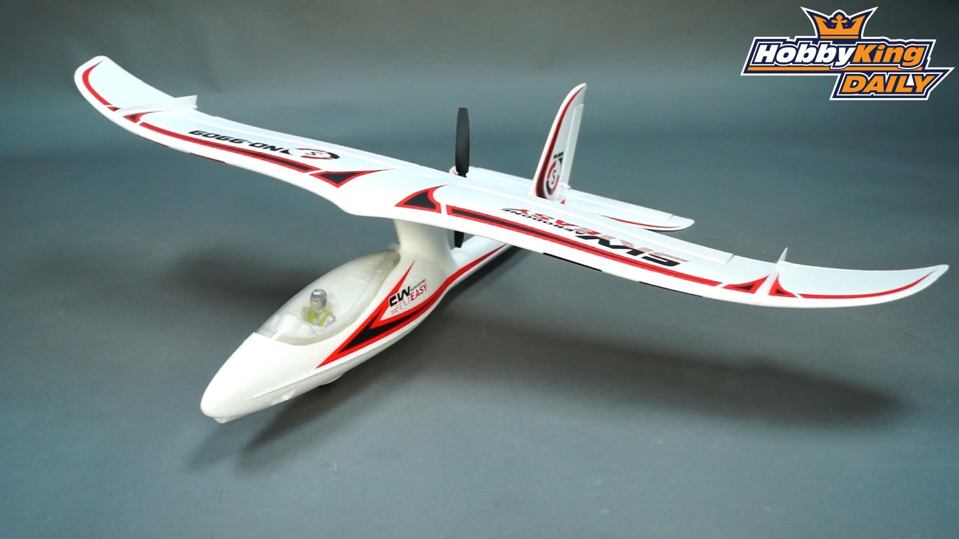HobbyKing Daily - Sky Easy Glider 2.4G 4Ch 1050mm RTF - YouTube