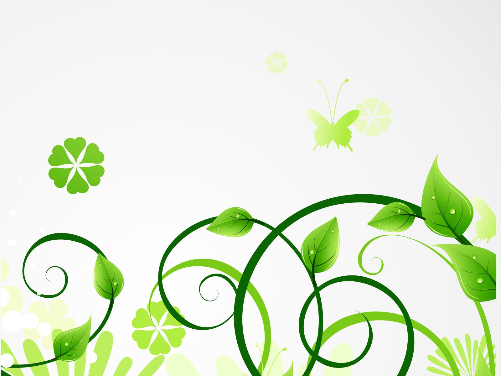 Fresh green eco leaves Backgrounds - Abstract, Green, Nature ...