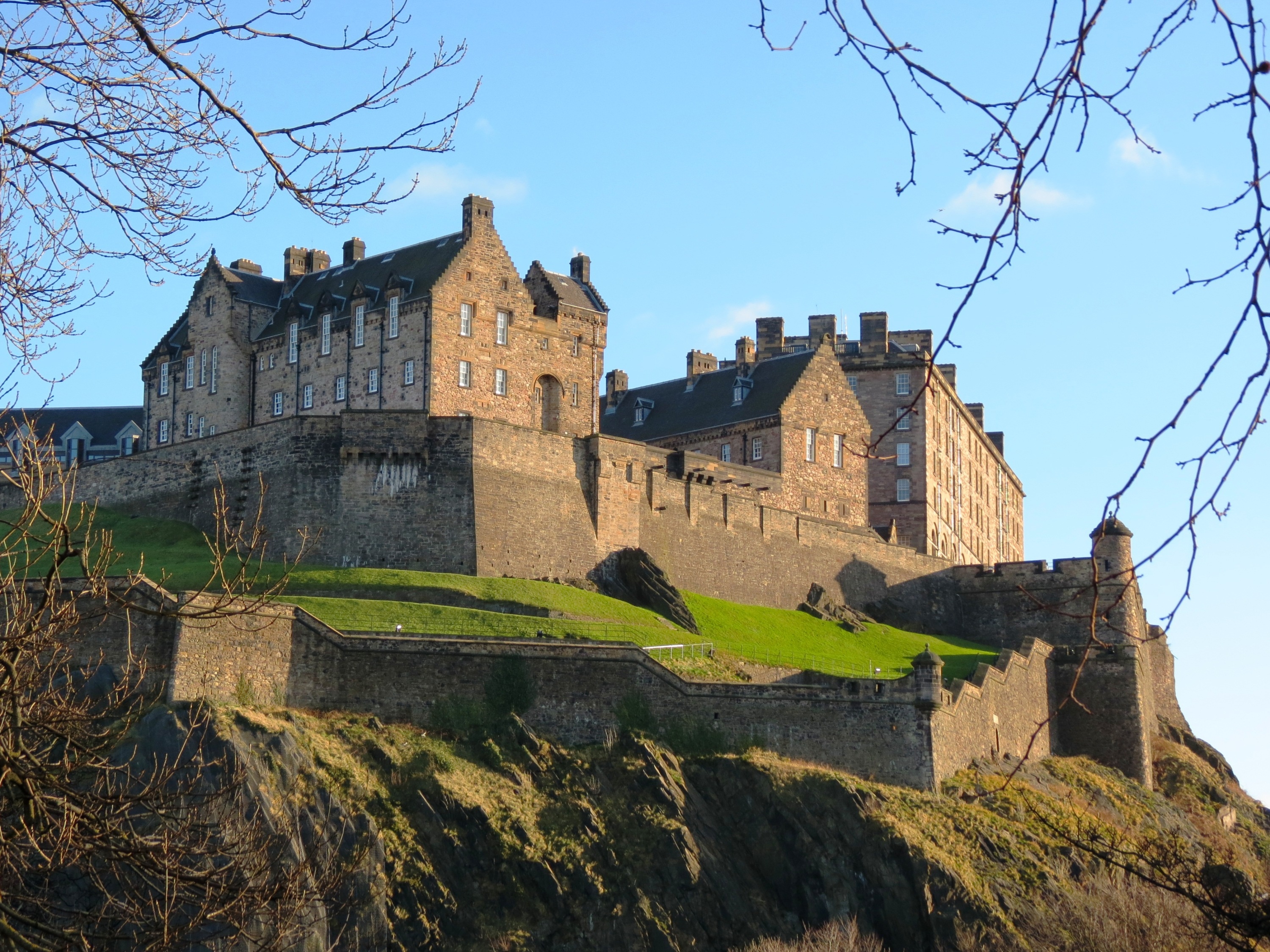 Living in the shadow of Edinburgh castle |