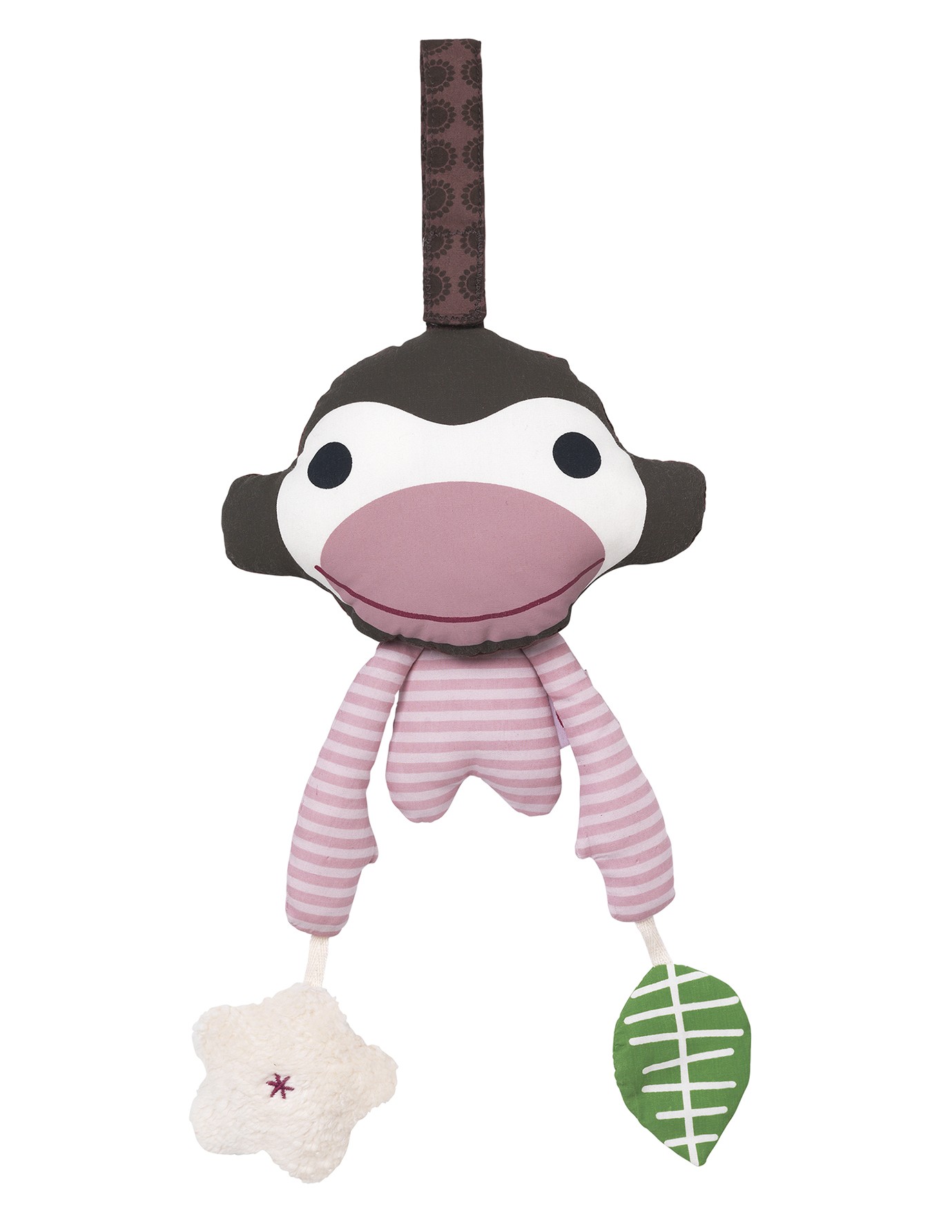 Asger Pink Monkey Activity Toy Franck and Fischer | Jeujouet.co.uk
