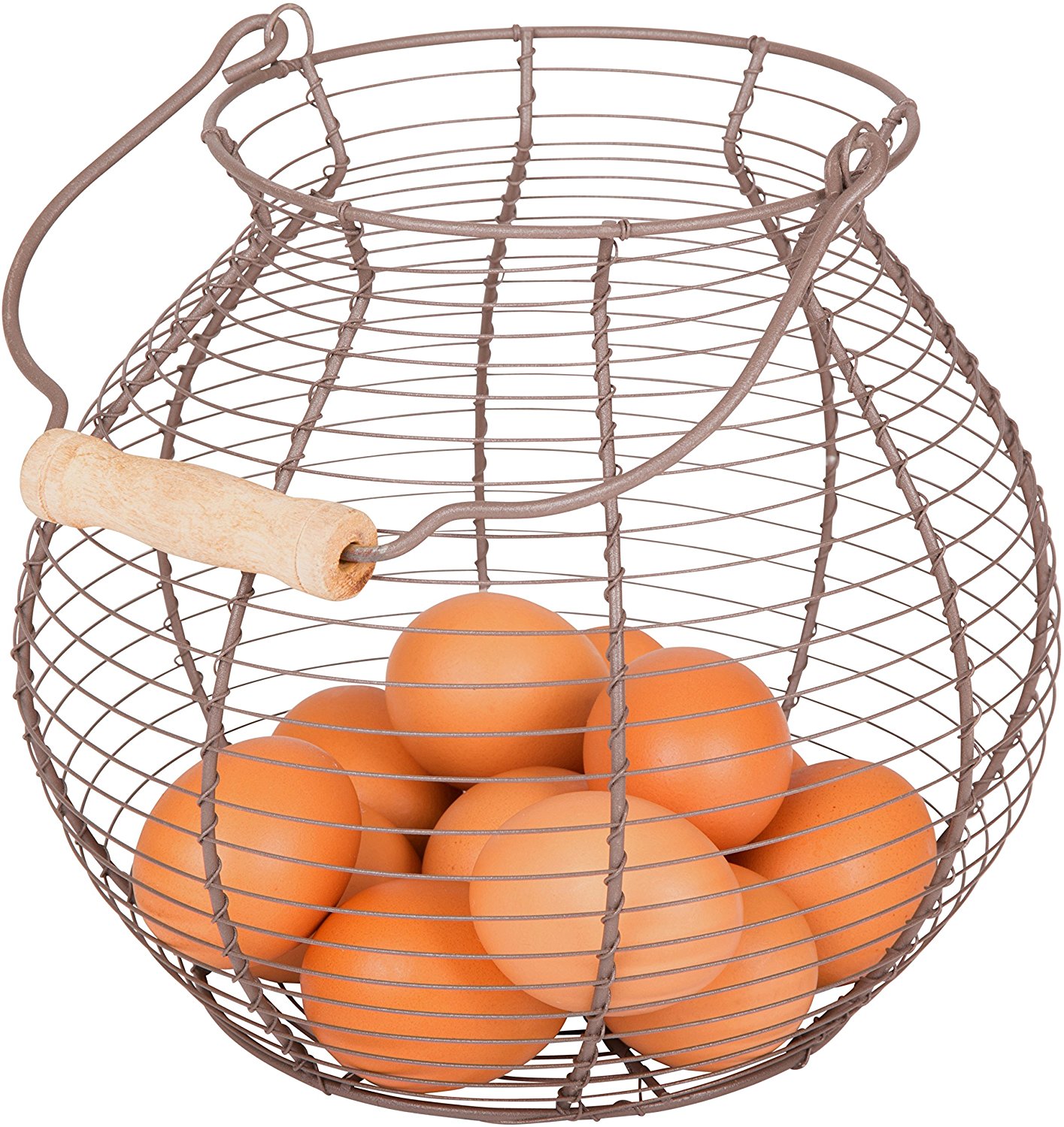 Amazon.com: Wire Egg Basket - Vintage Style - By Trademark ...