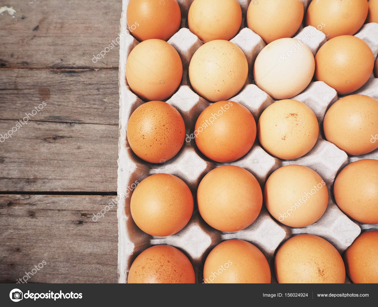 Eggs in box — Stock Photo © luknaja #156024924