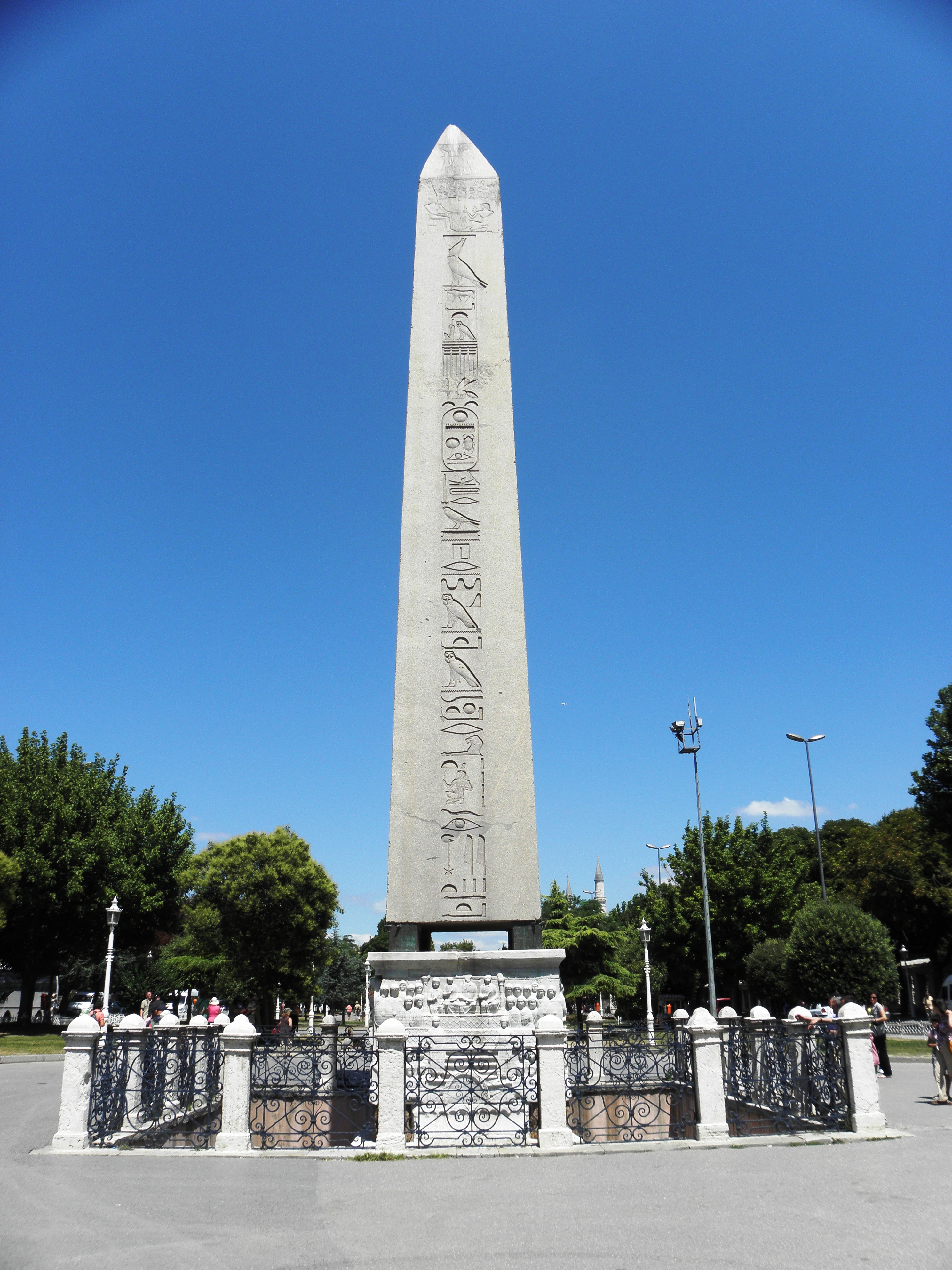 Egyptian obelisk in istanbul photo