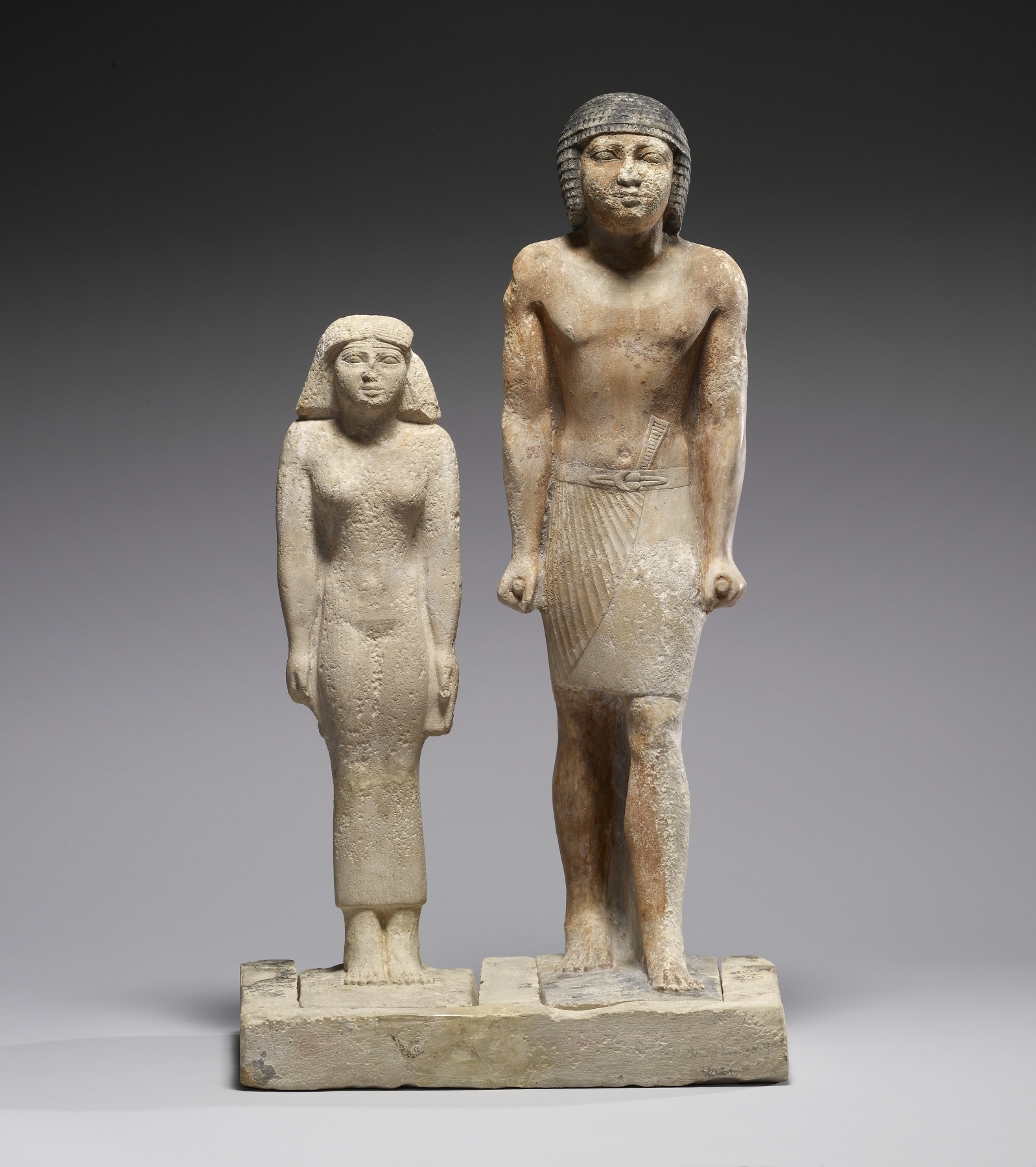File:Egyptian - Statue Group of Nen-kheft-ka and His Wife, Nefer ...