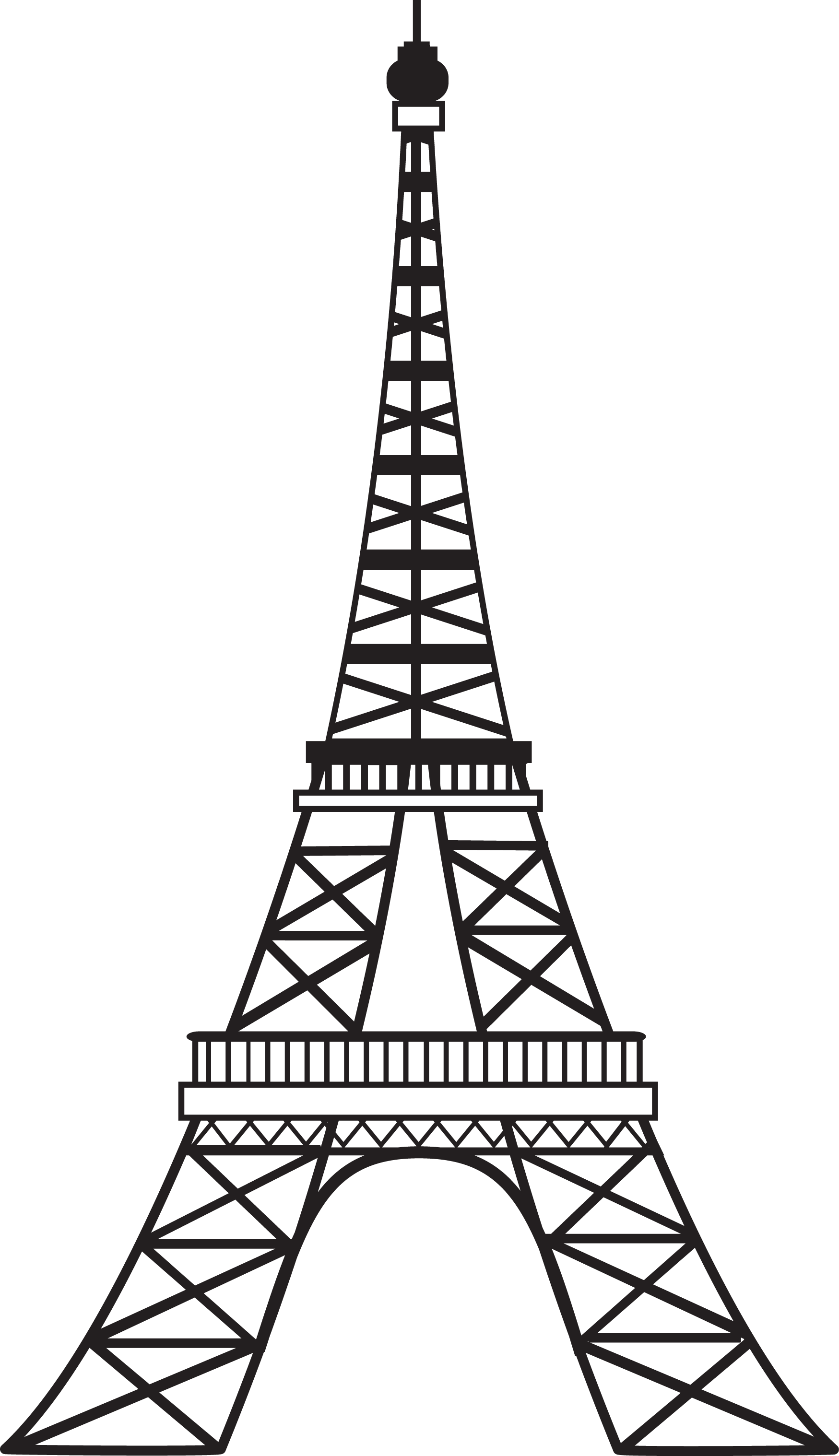 Eiffel Tower Drawing - qualityflowerstriad.us