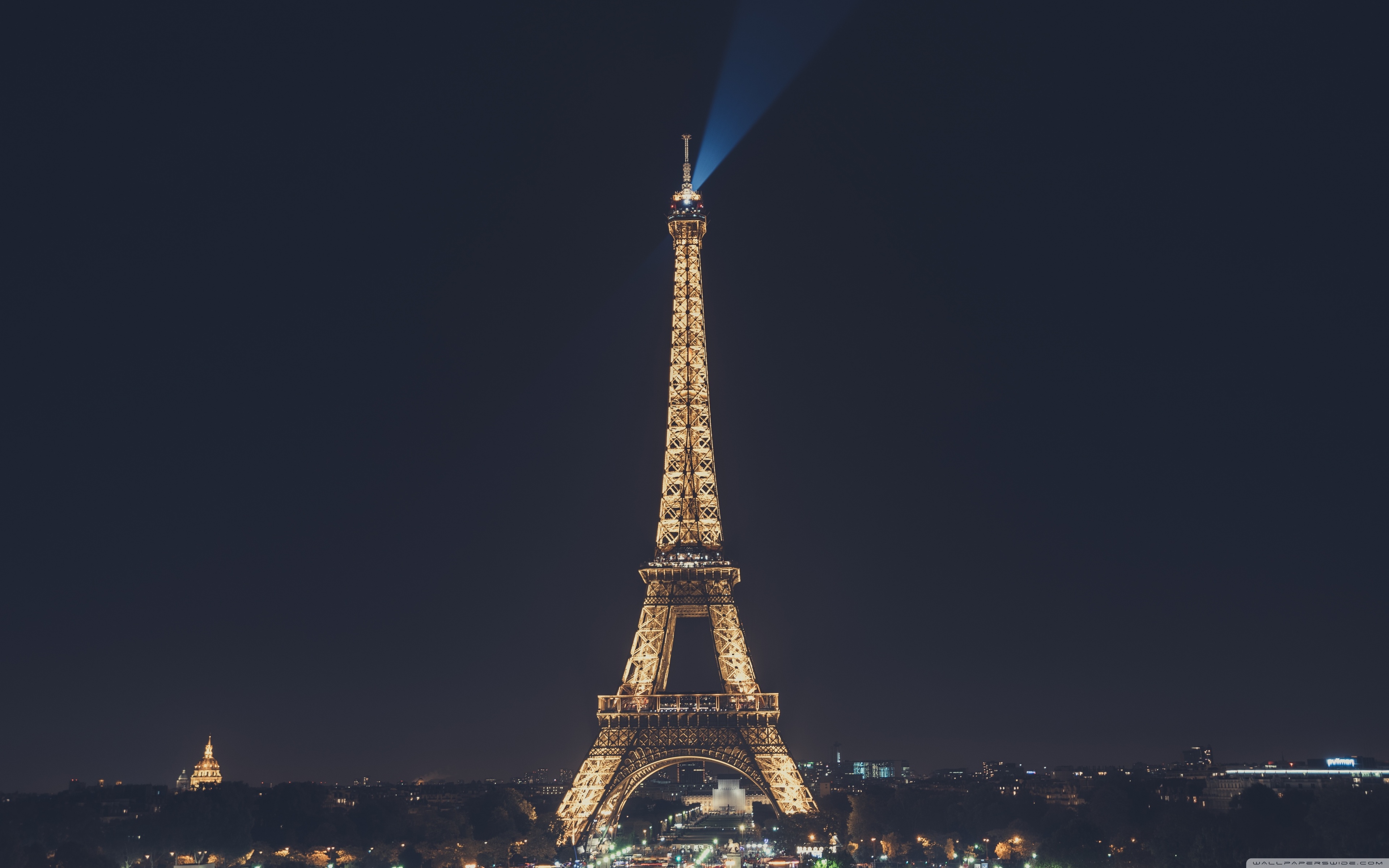 Eiffel Tower at Night, Paris, France ❤ 4K HD Desktop Wallpaper for ...