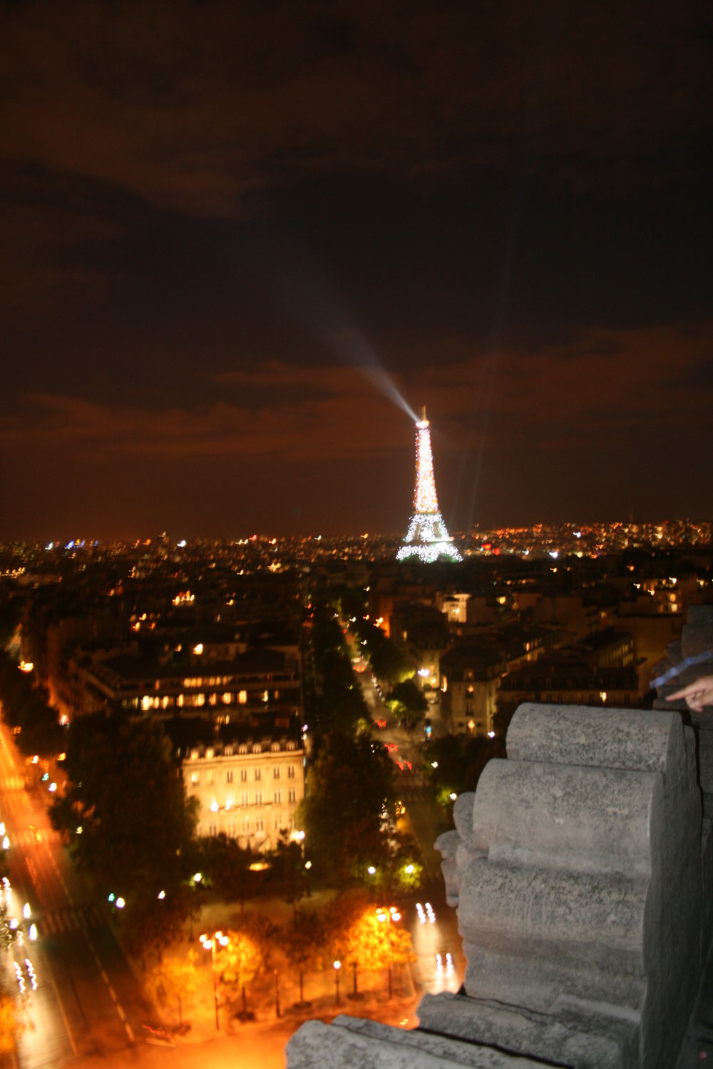 Eiffel Tower, Buildings, City, Clouds, Dark, HQ Photo