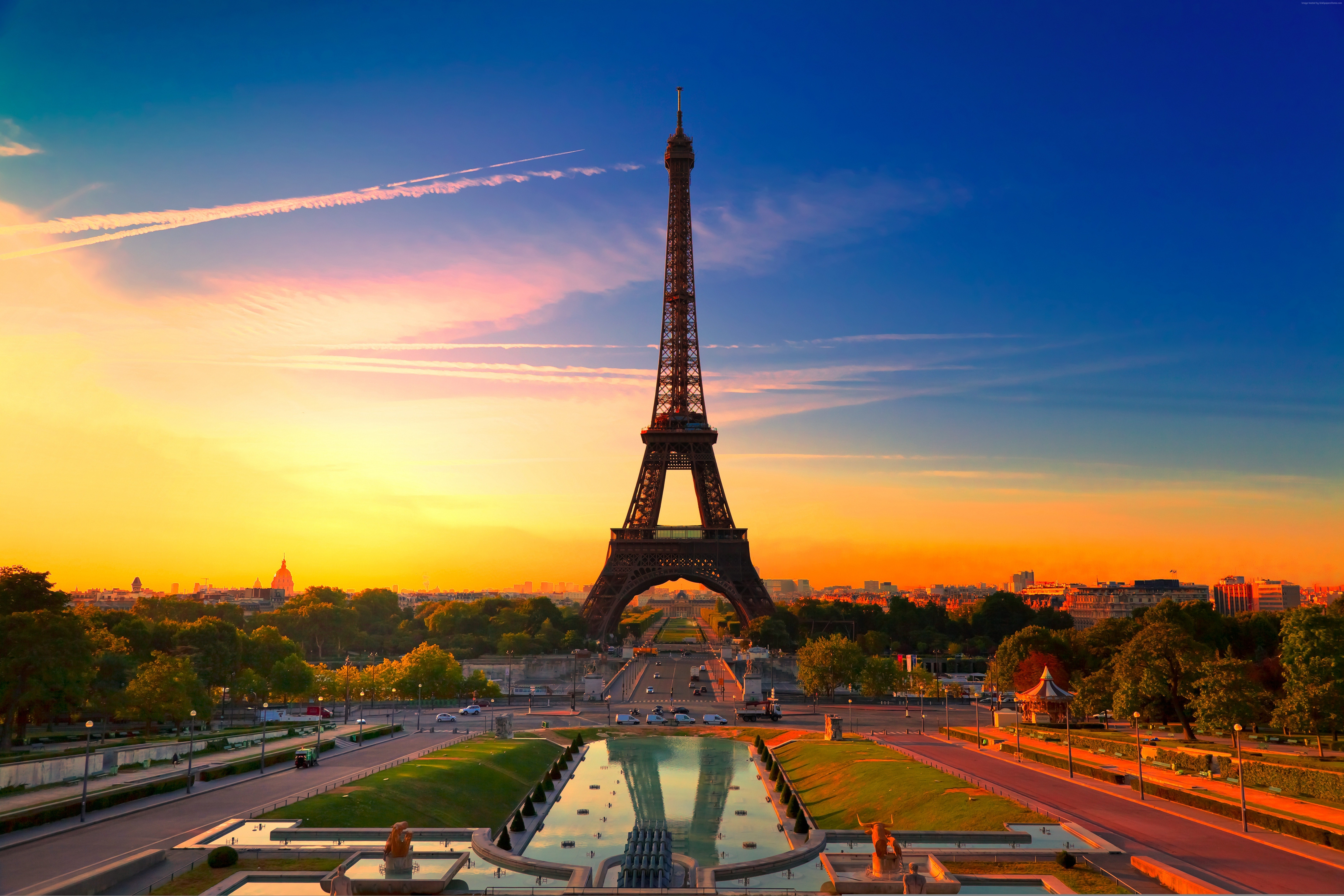 Wallpaper Eiffel Tower, Paris, France, 4K, 8K, World, #949