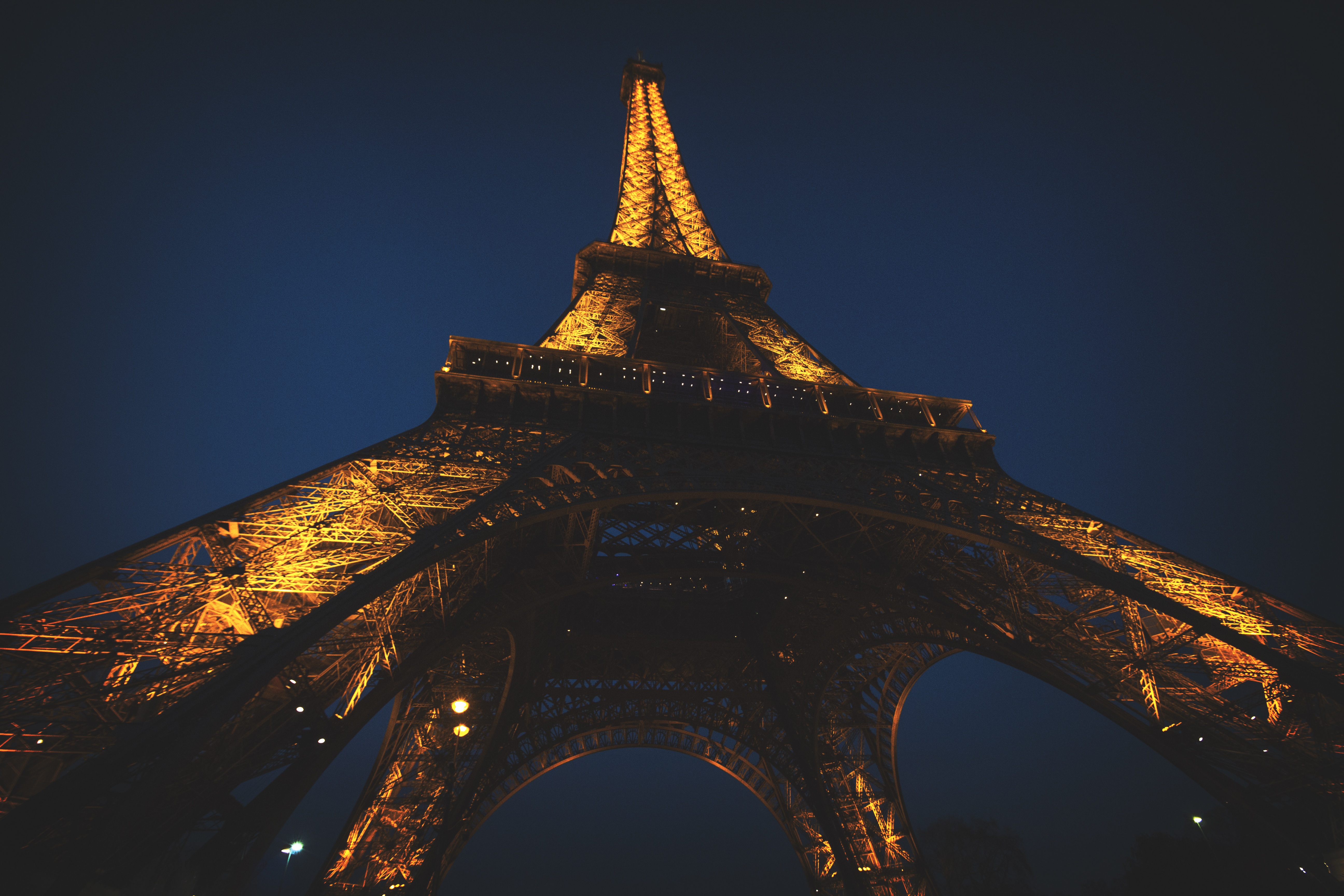 Eiffel Tower at Night, City, City photos, Construction, Eiffel, HQ Photo