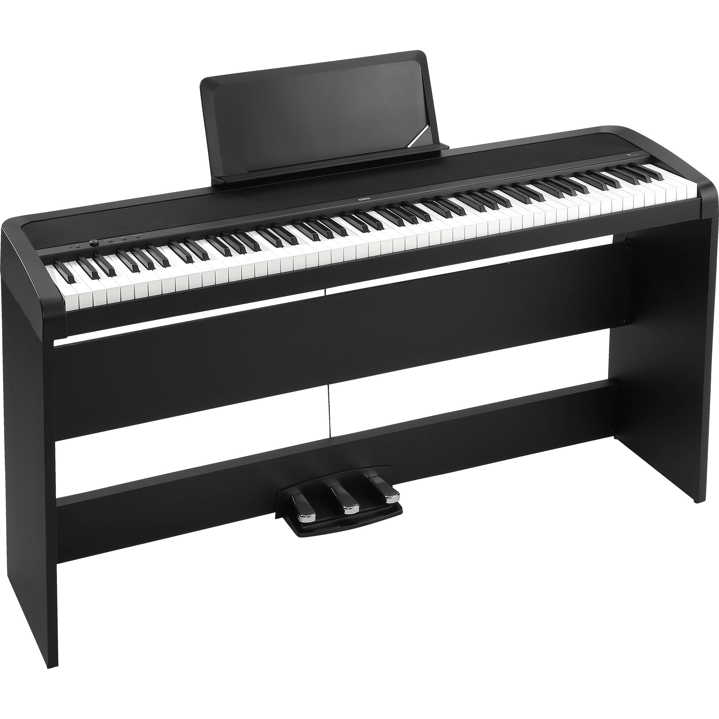 Korg B1SP - Digital Piano with Stand and Pedalboard B1SPBK B&H