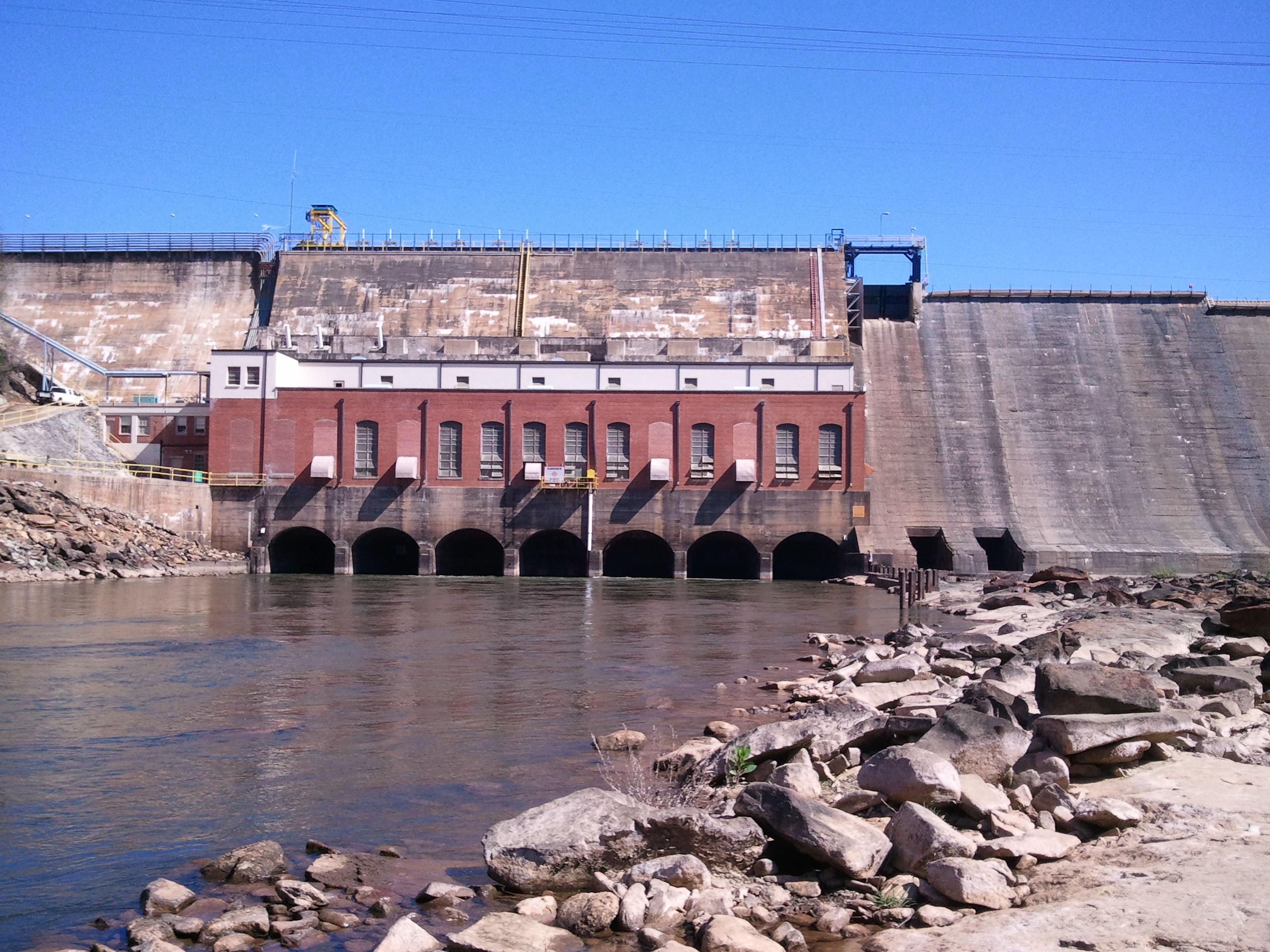 Electric power dam photo