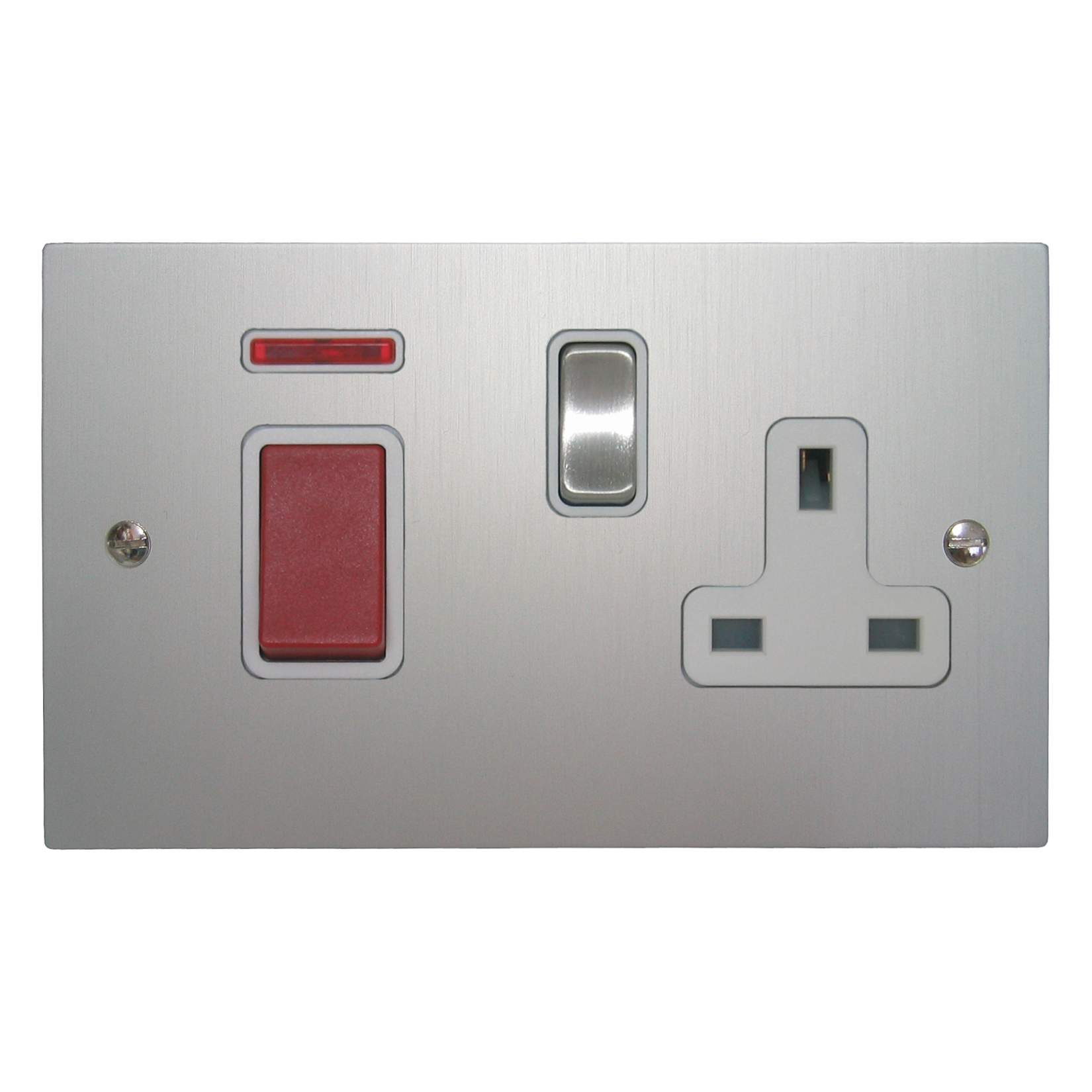 Cooker Switch 2 gang plate 45 amp cooker switch socket outlet ...