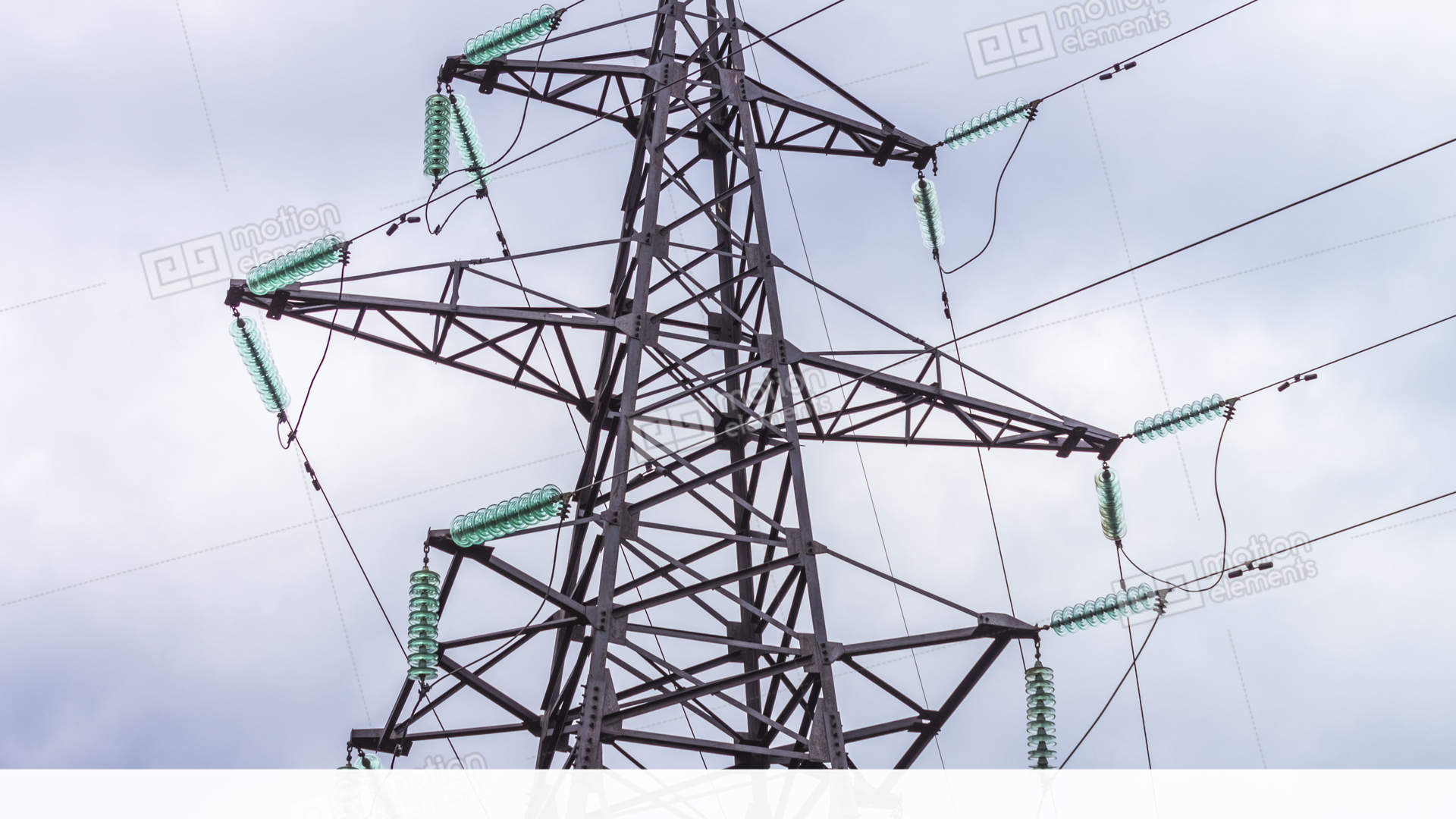 Electrical Supports And Power Lines. Energy Industry. Production And ...