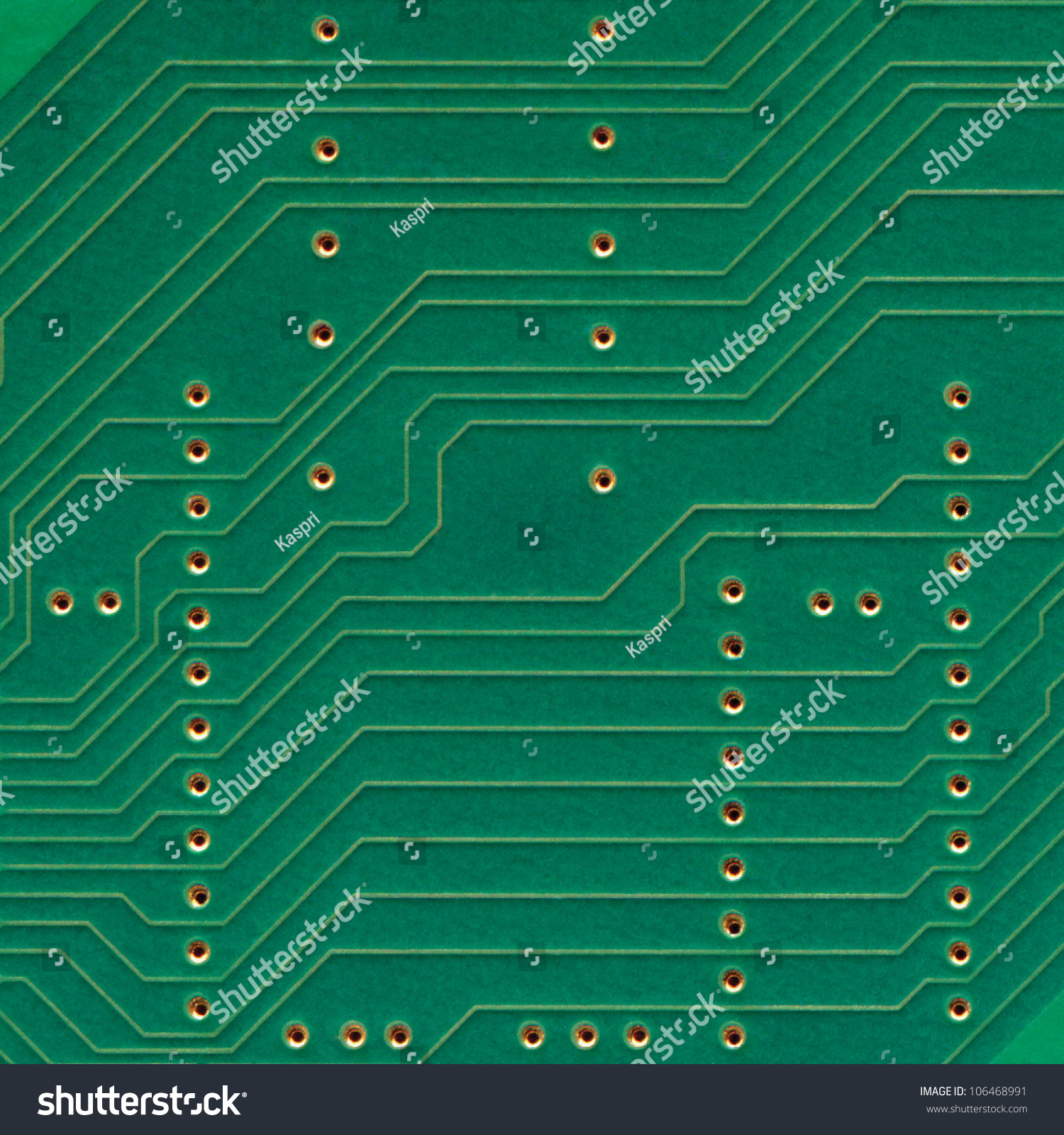 Printed Circuit Board Electronic Components Plate Stock Photo ...