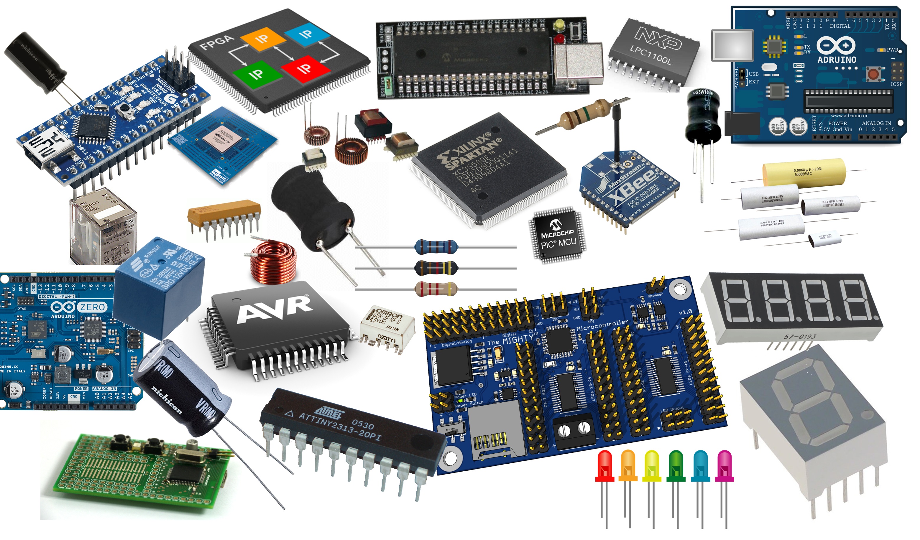 Free Photo Electronic Components Green Technology Semiconductor 