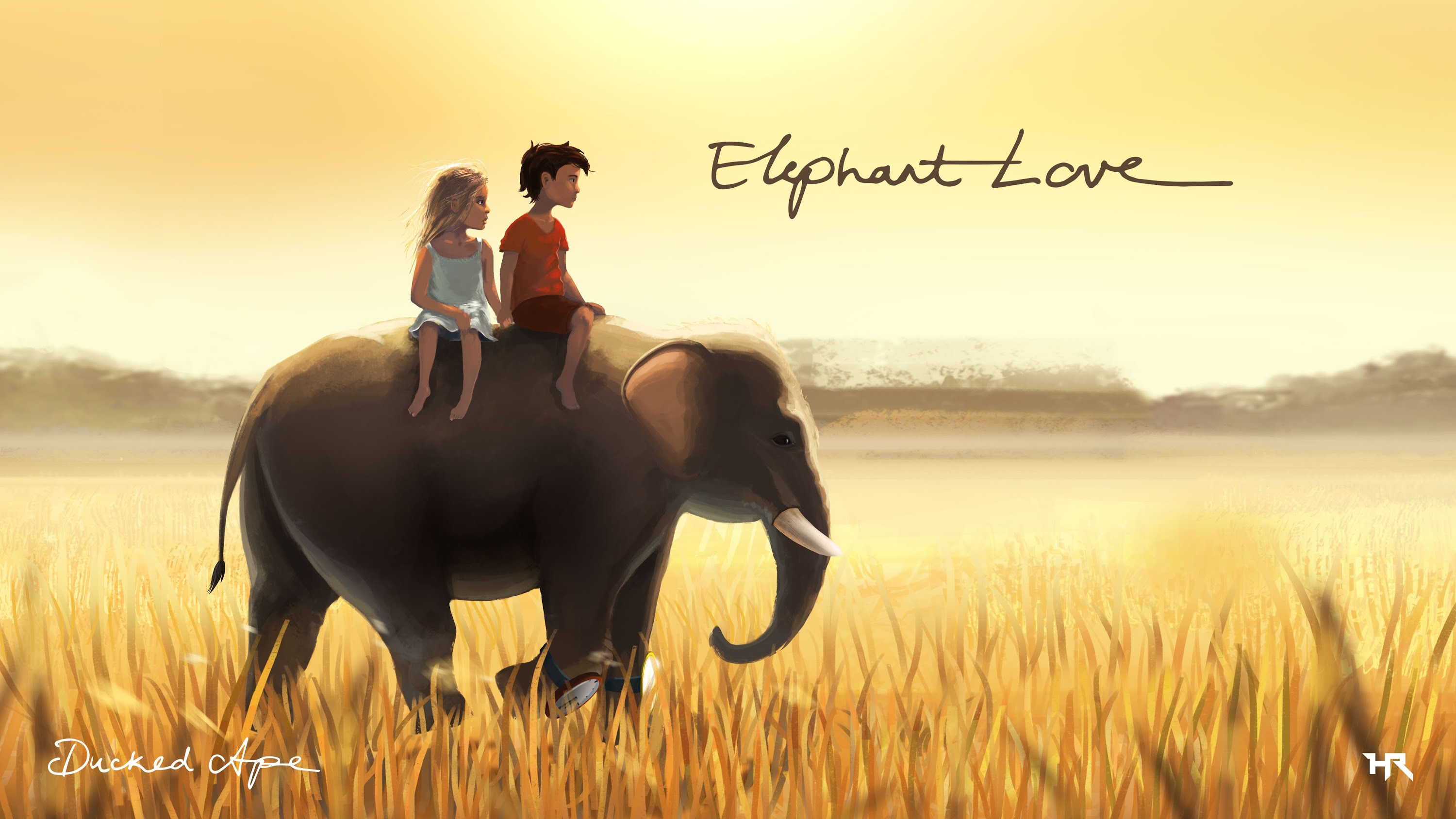 Elephant love photo