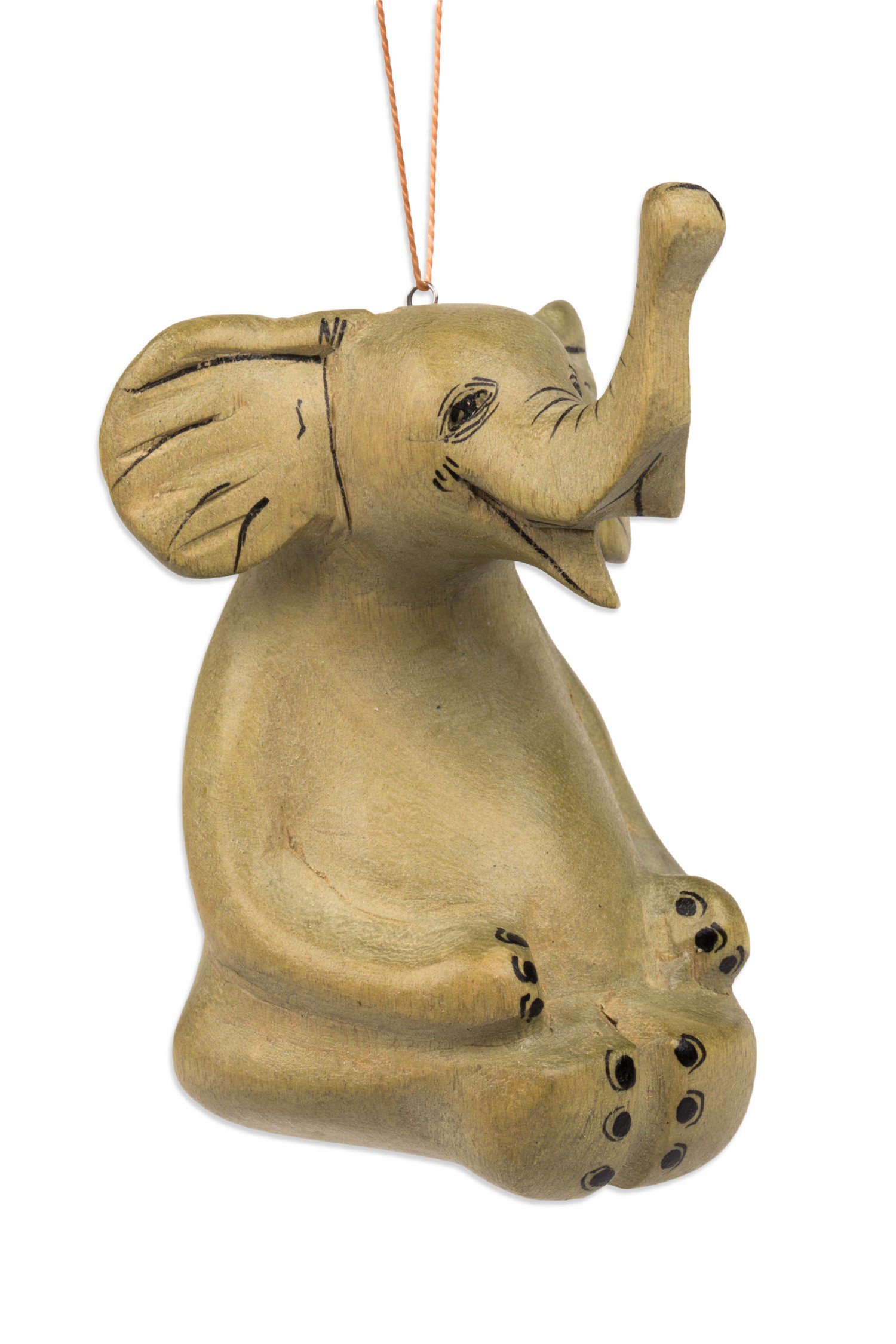 Yoga Elephant Ornament