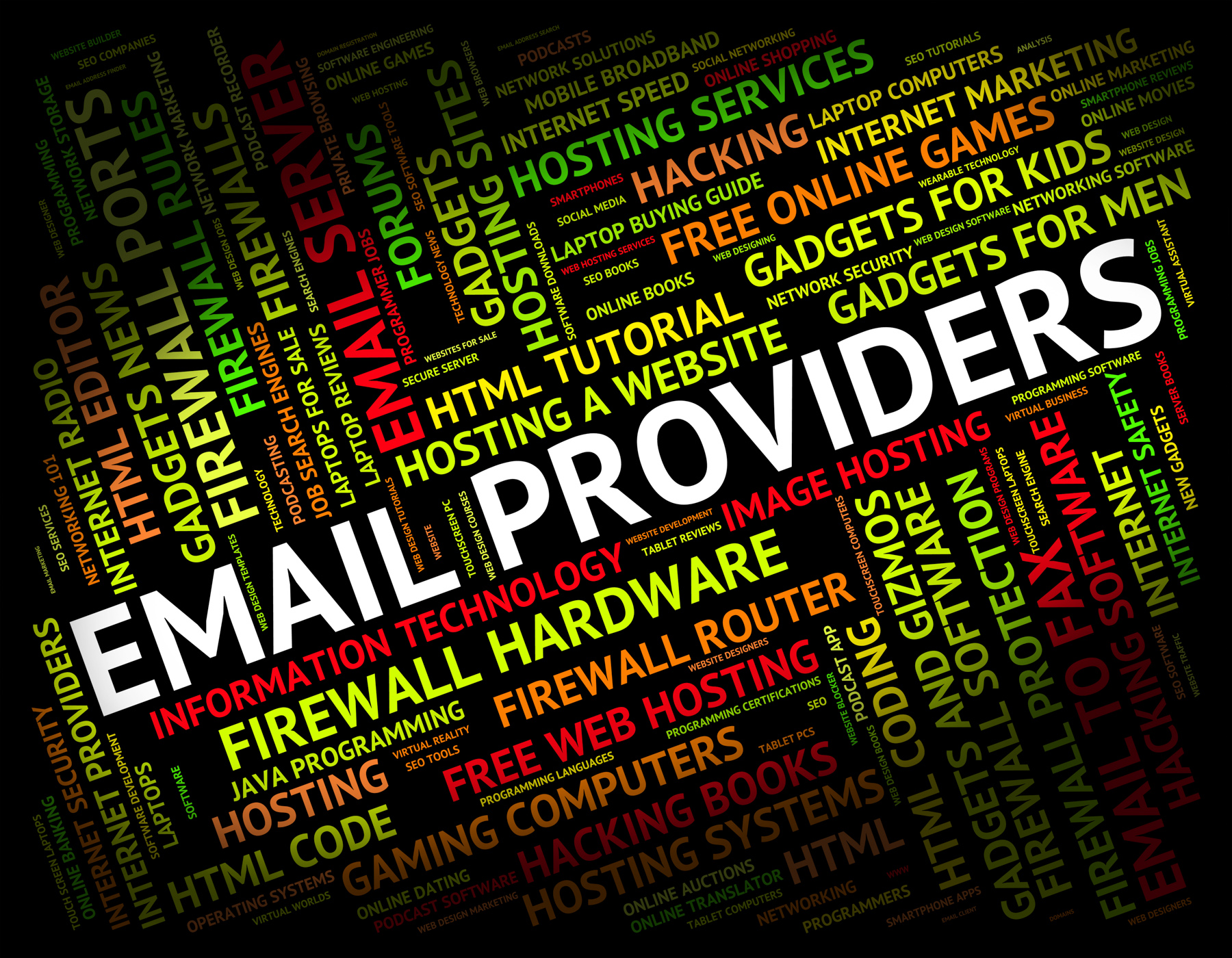 Email Providers Means Send Message And Communication, Communicate, Online, Word, Web, HQ Photo