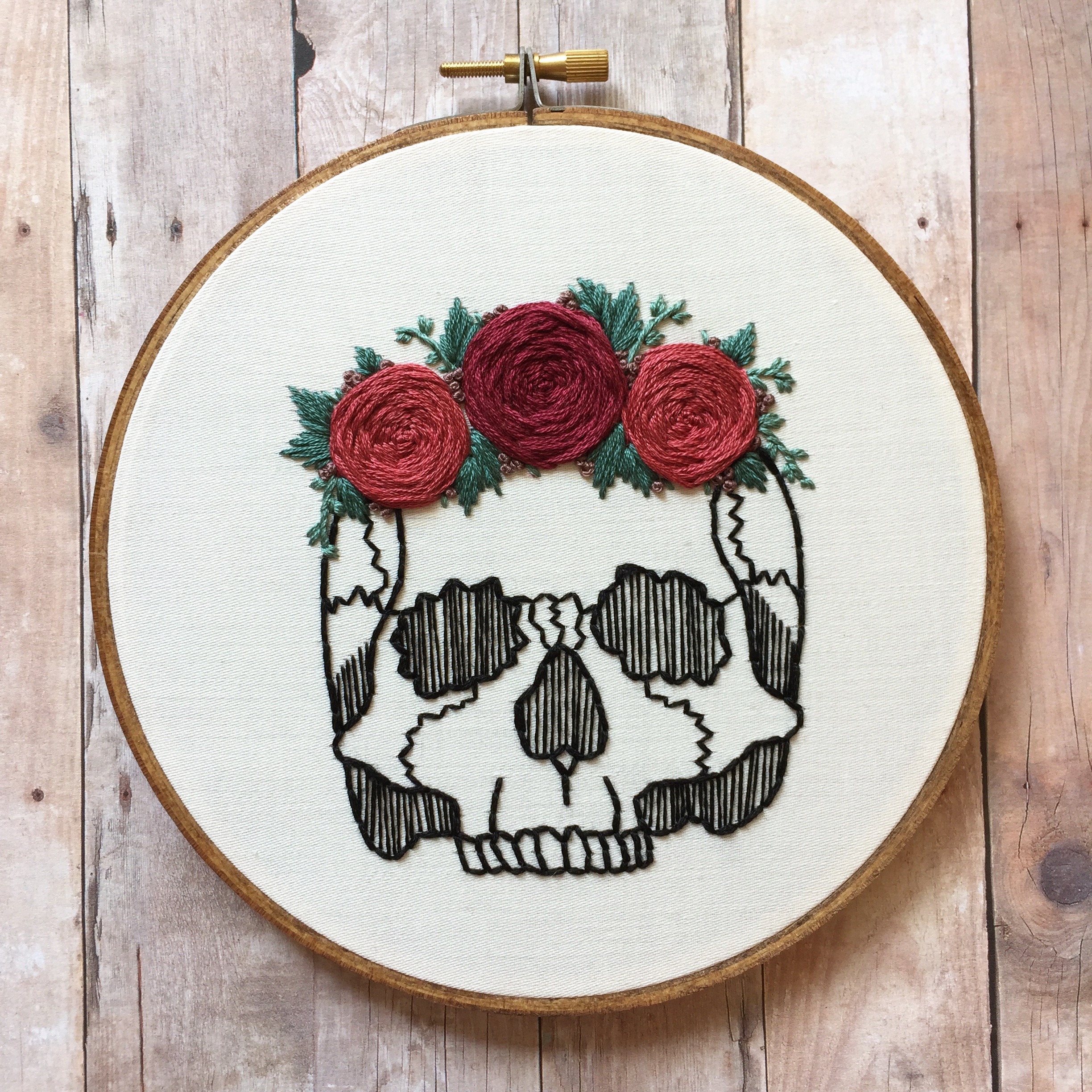 Morbid Skeleton Embroidery Makes Death Look Pretty - Creators