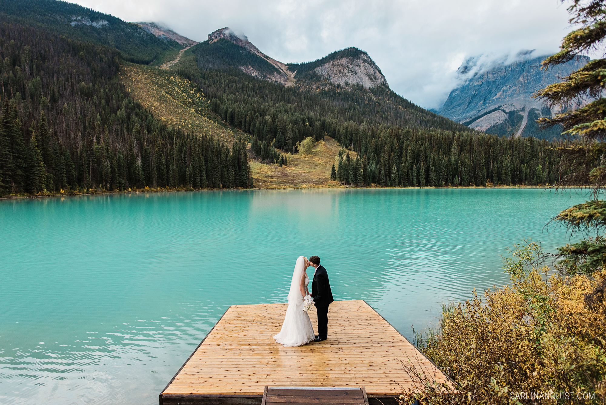 Emerald Lake Lodge Wedding Photographer | Mountain Elopement ...
