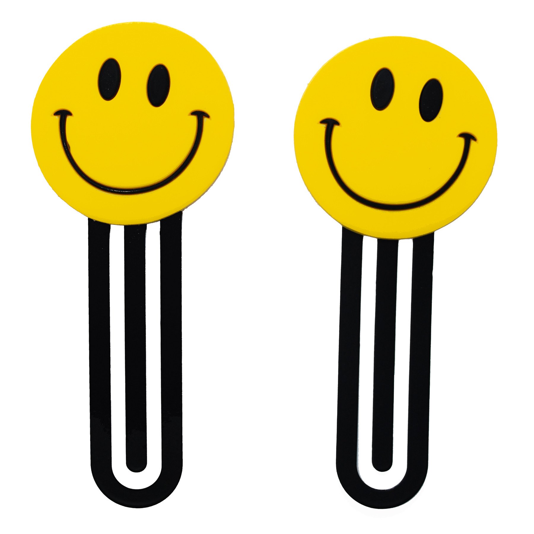 Smiling Face Emoji PVC Bookmark Paper Clip – UFINDINGS, INC.