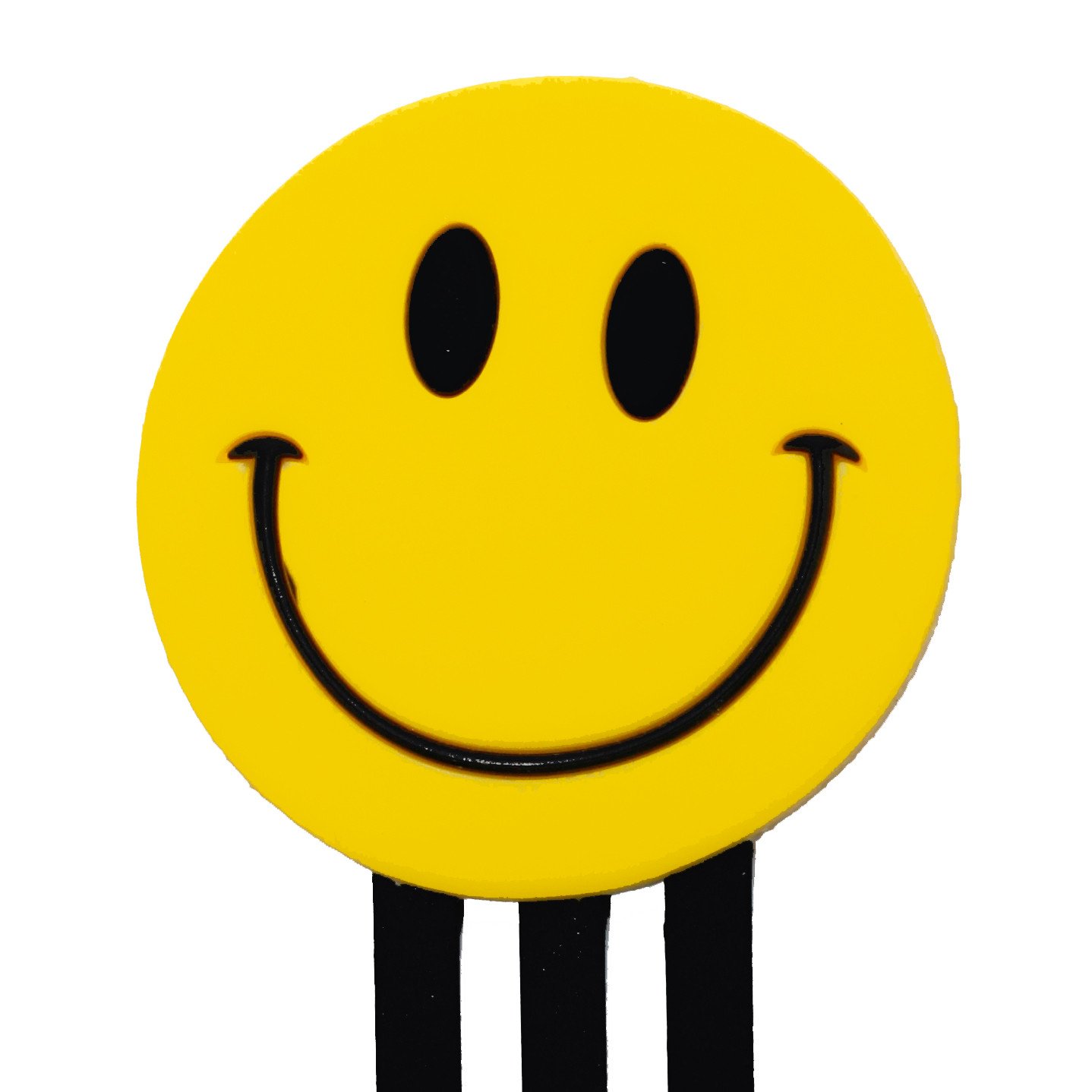 Smiling Face Emoji PVC Bookmark Paper Clip - UFINDINGS, INC. 