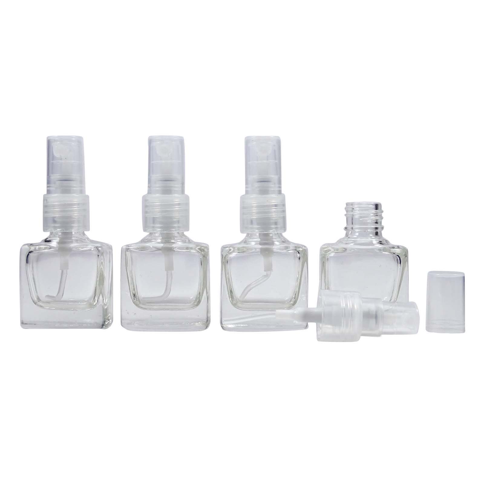 Clear Glass Spray Perfume Atomizer Empty Bottles Aroatherapy ...