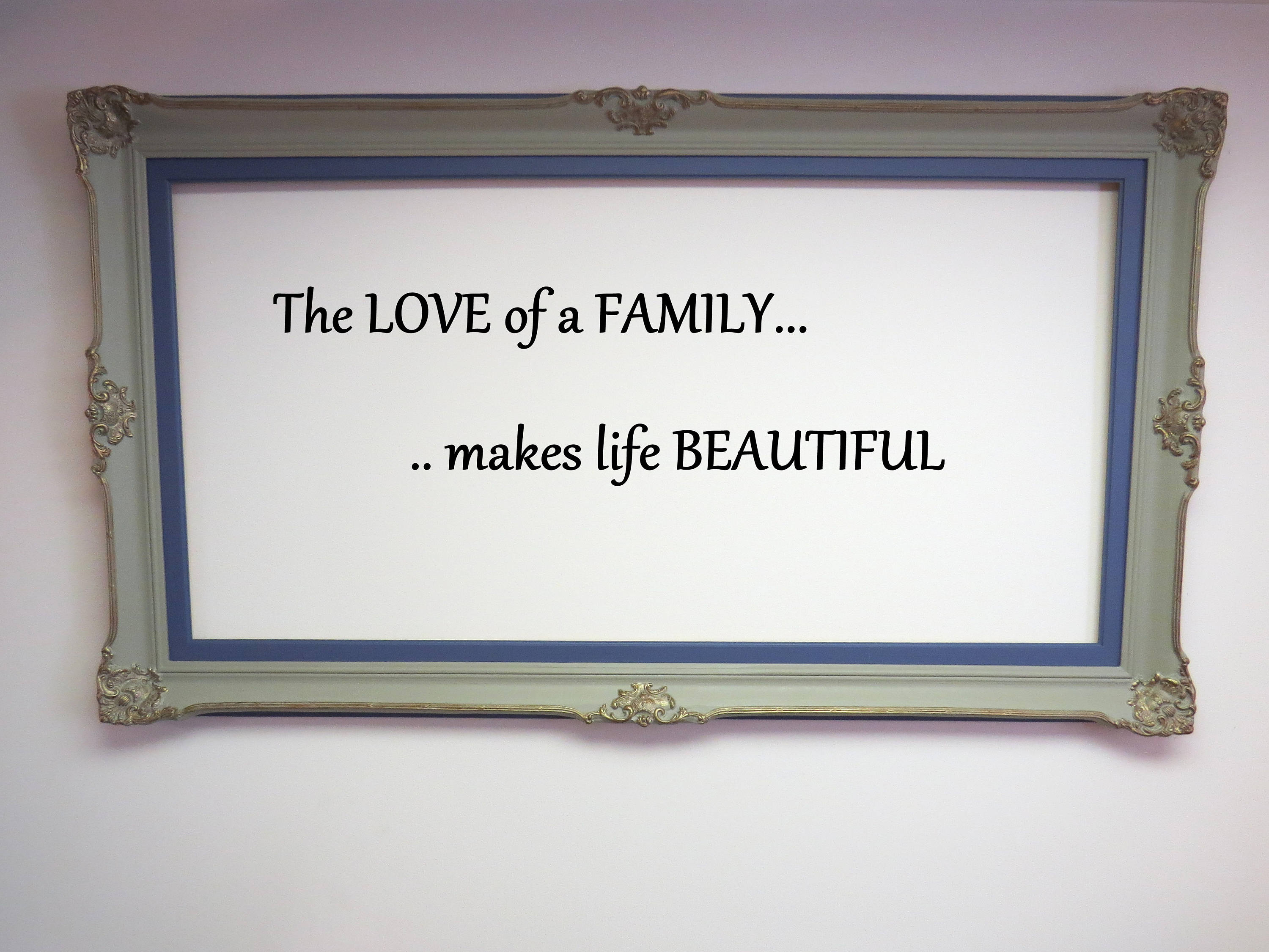 Picture frame stencil frame home decor shabby empty