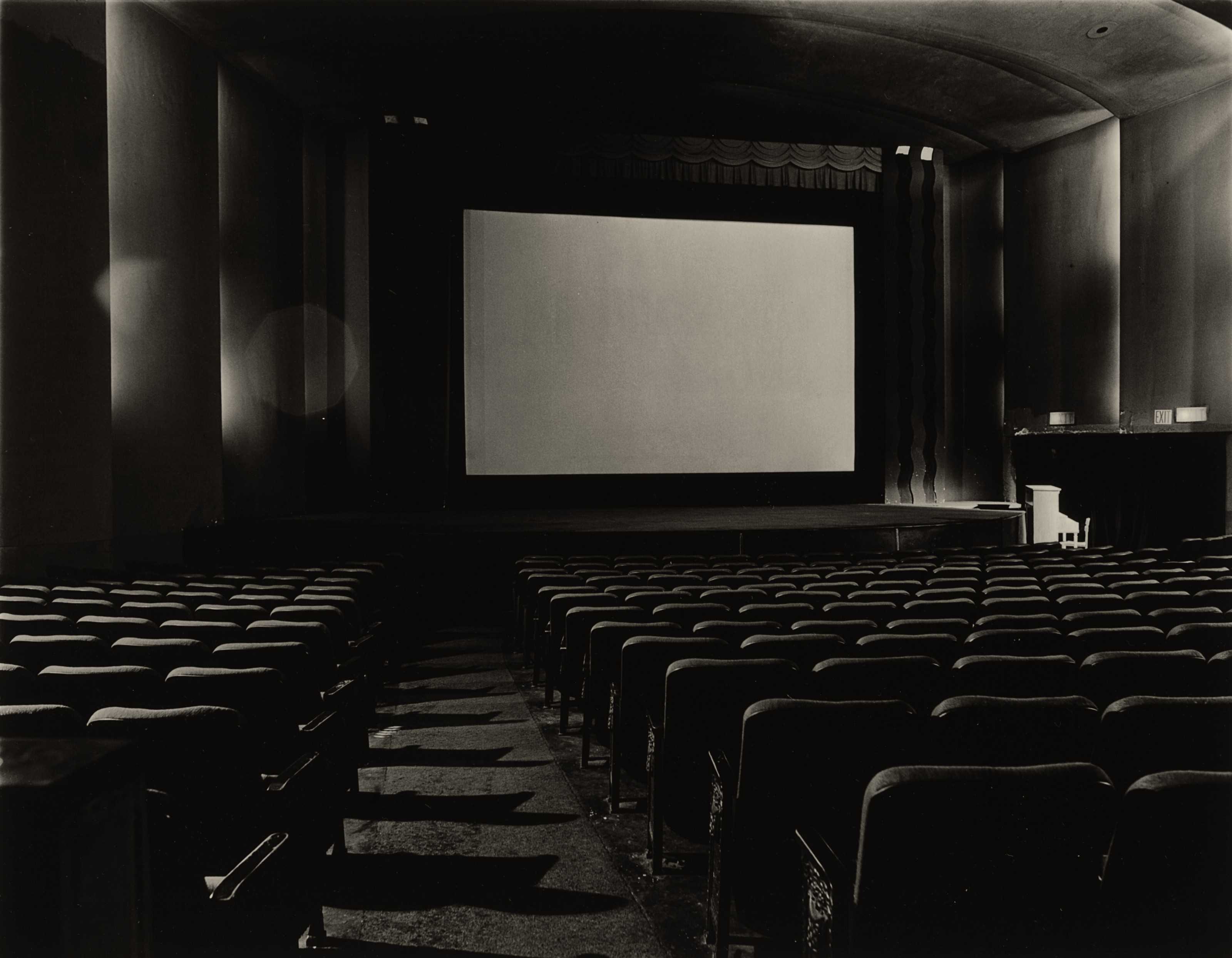 An Empty Movie Theater, N.Y.C., 1971, DIANE ARBUS (1923-1971 ...