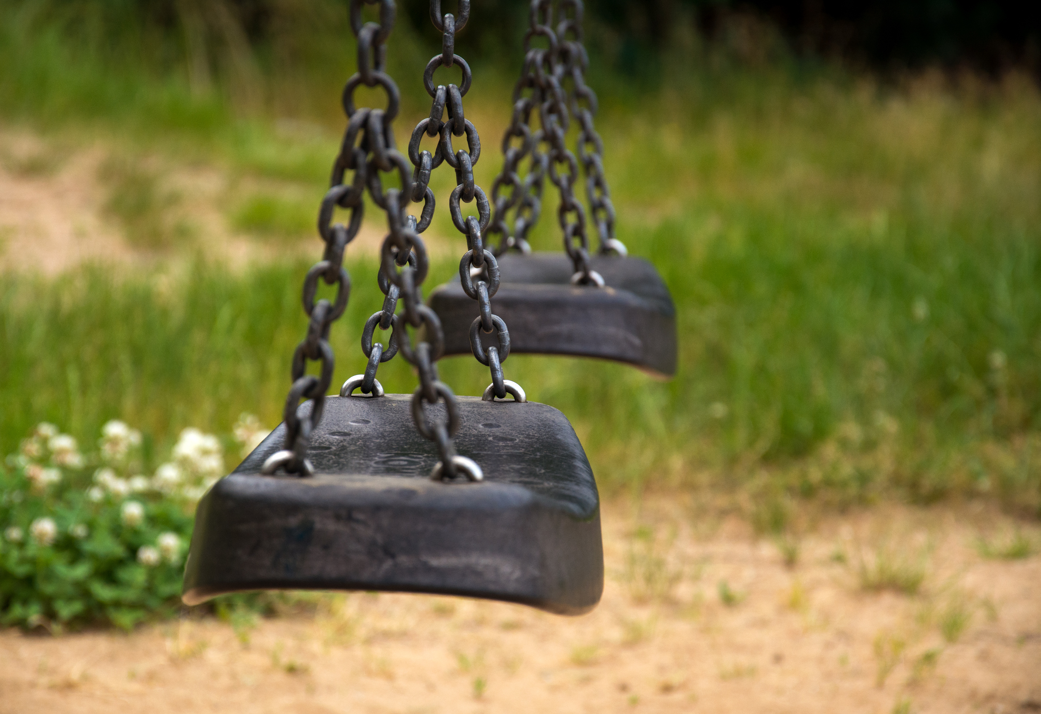 Free Image: Empty Swing On Playground | Libreshot Public Domain Photos