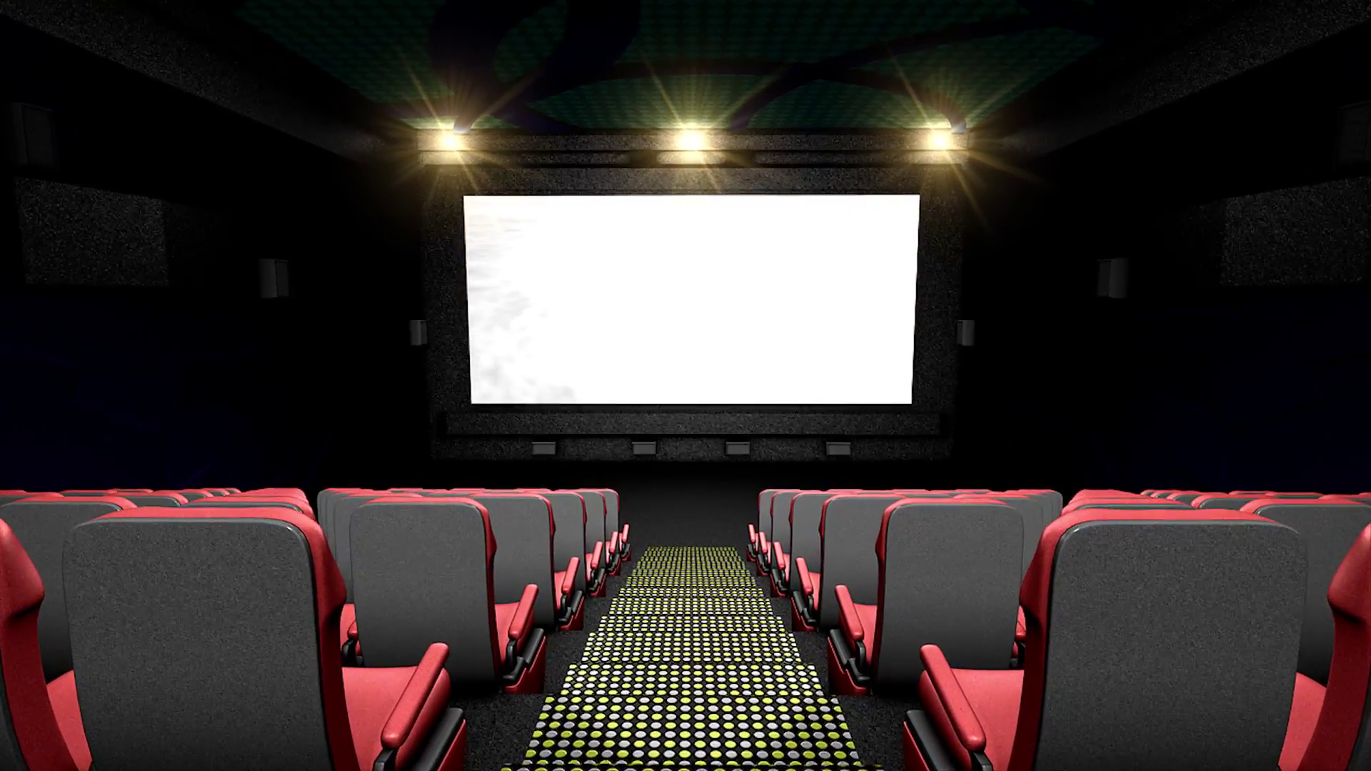 Free photo: Empty Movie Theatre - Art, Projector, Screening - Free