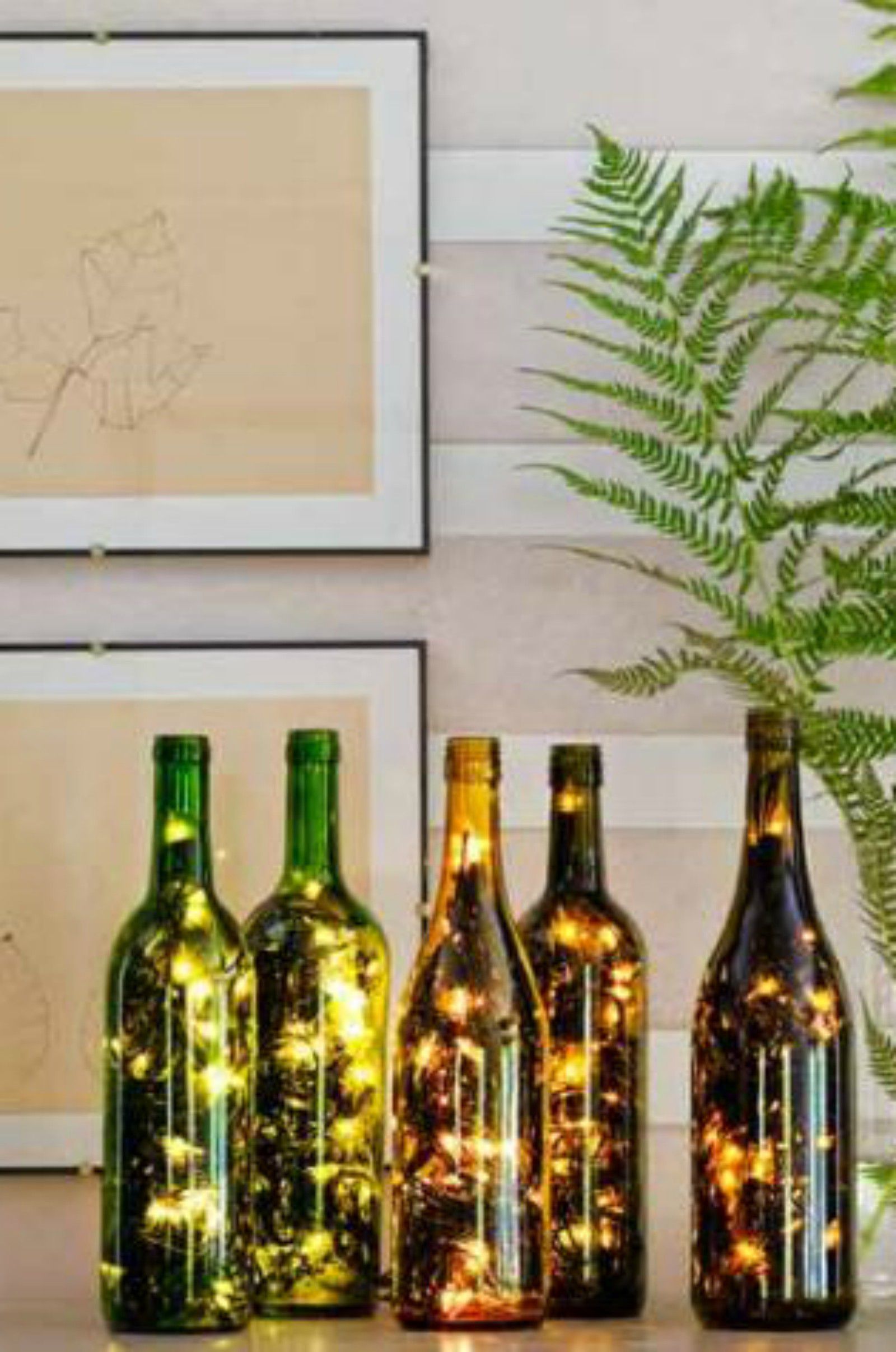 24 DIY Wine Bottle Crafts - Empty Wine Bottle Decoration Ideas