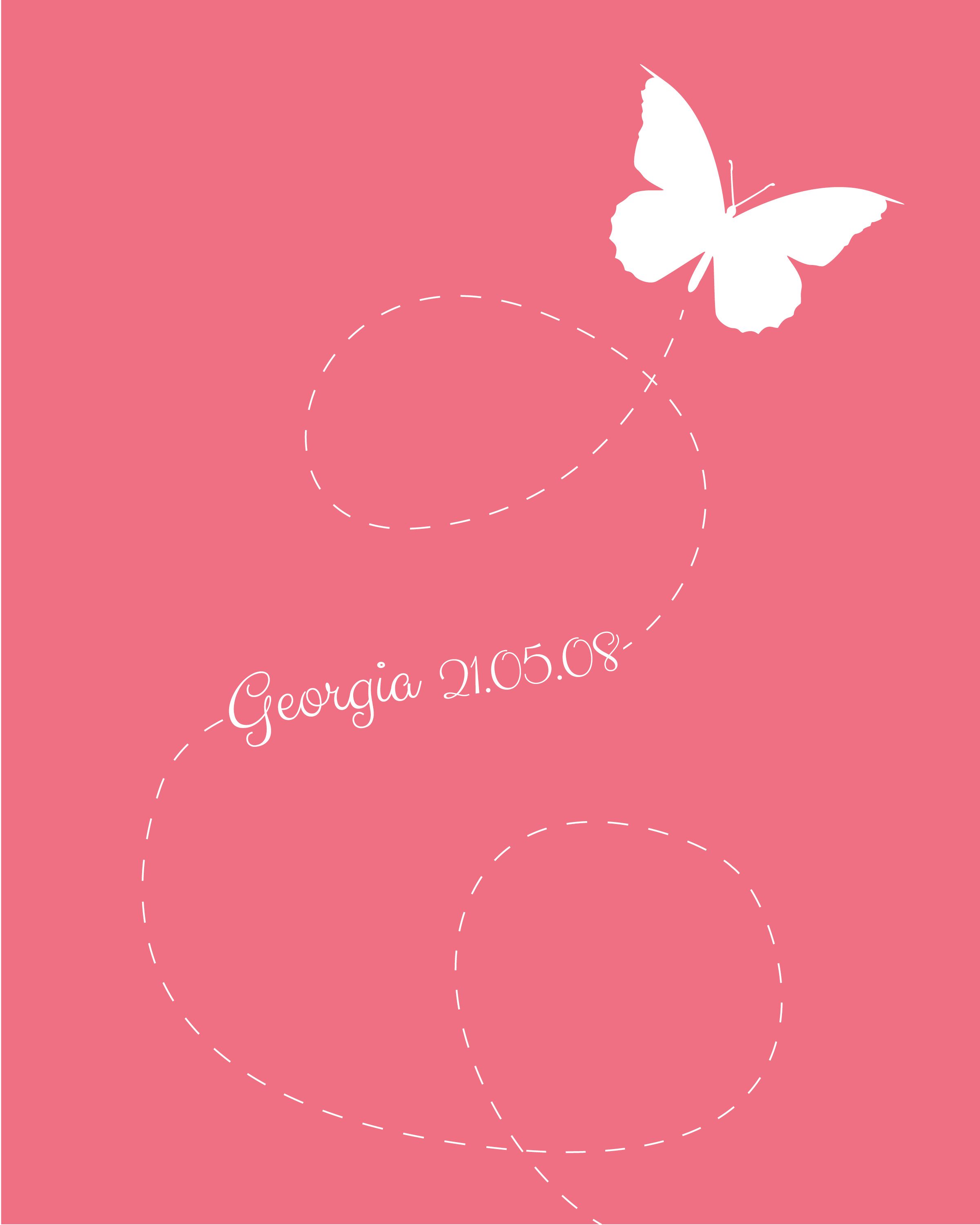 This simple but enchanting butterfly design will look perfect in any ...