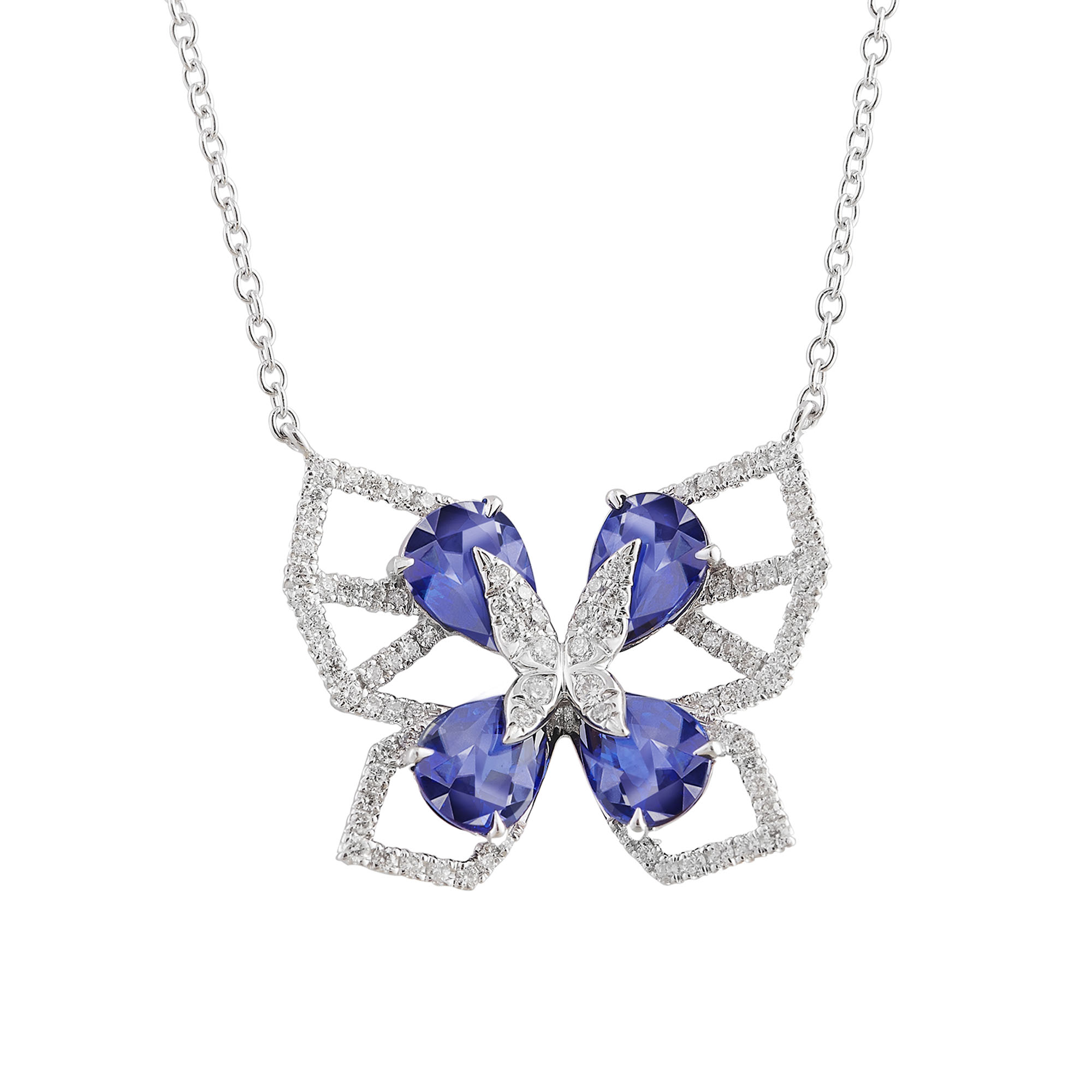 Enchanting Butterfly Necklace - DeGem Diamond