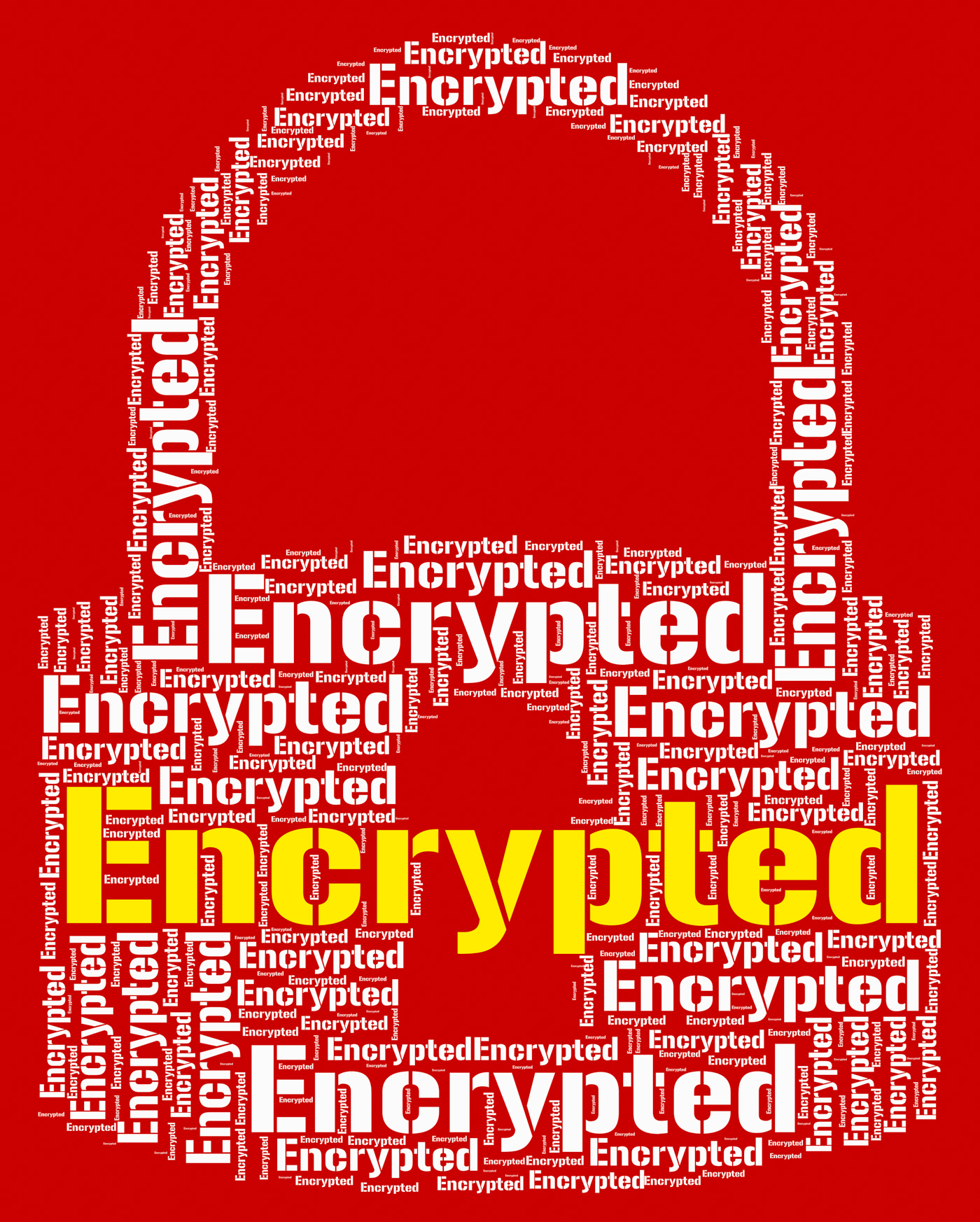Encrypted word shows encrypting protect and cipher photo
