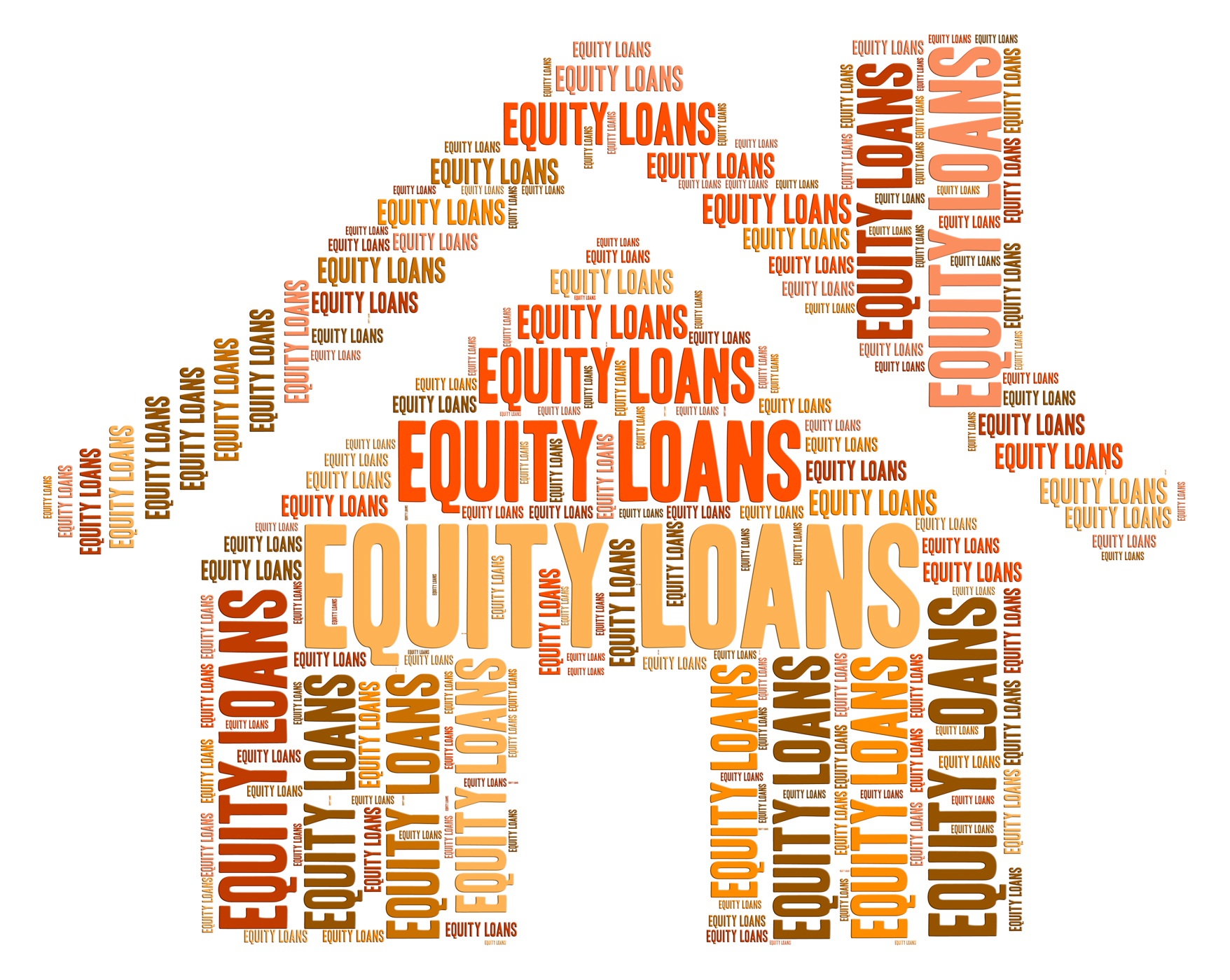 Equity loans shows credit loaning and lend photo
