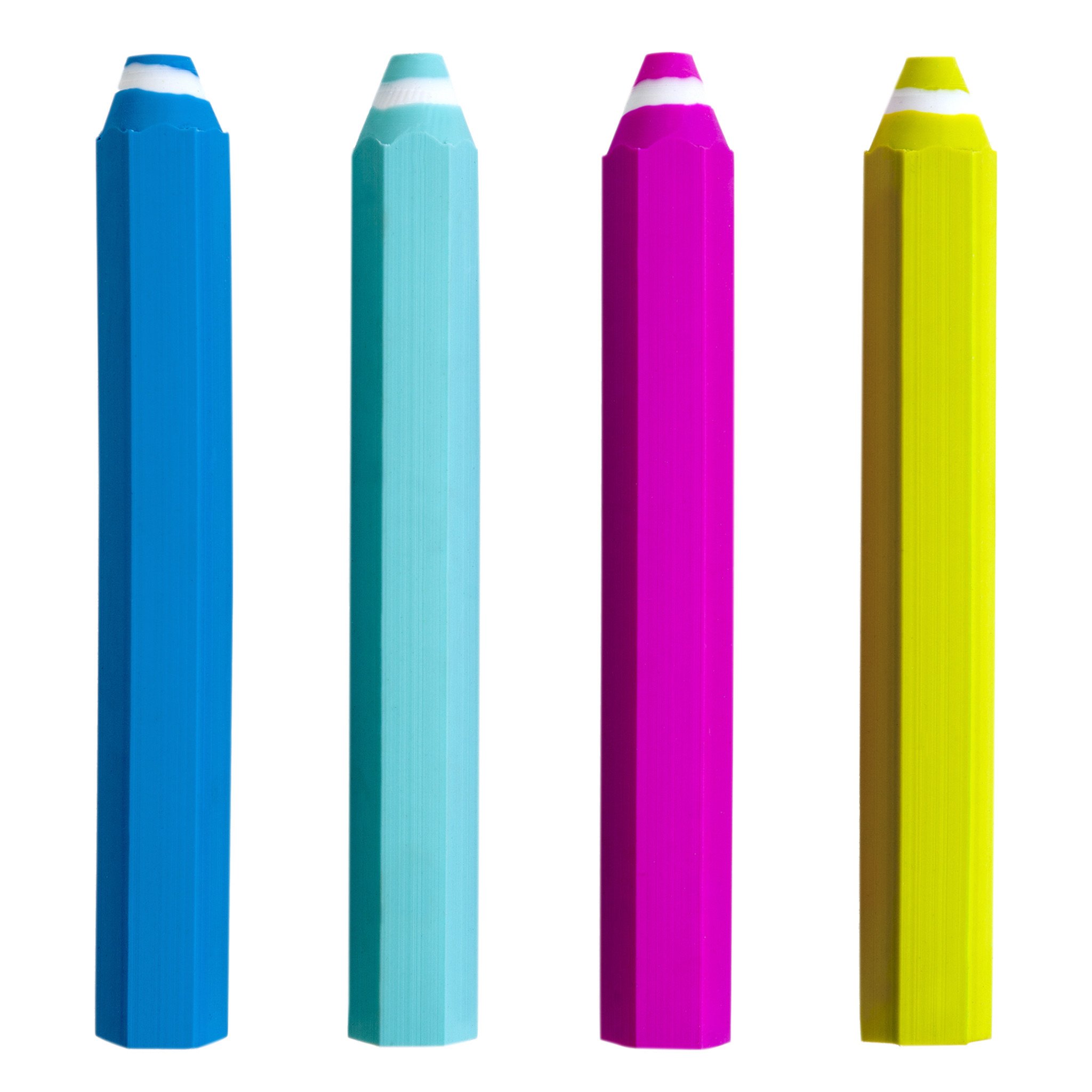 Jumbo Pencil Eraser - Blue - Yoobi For Business