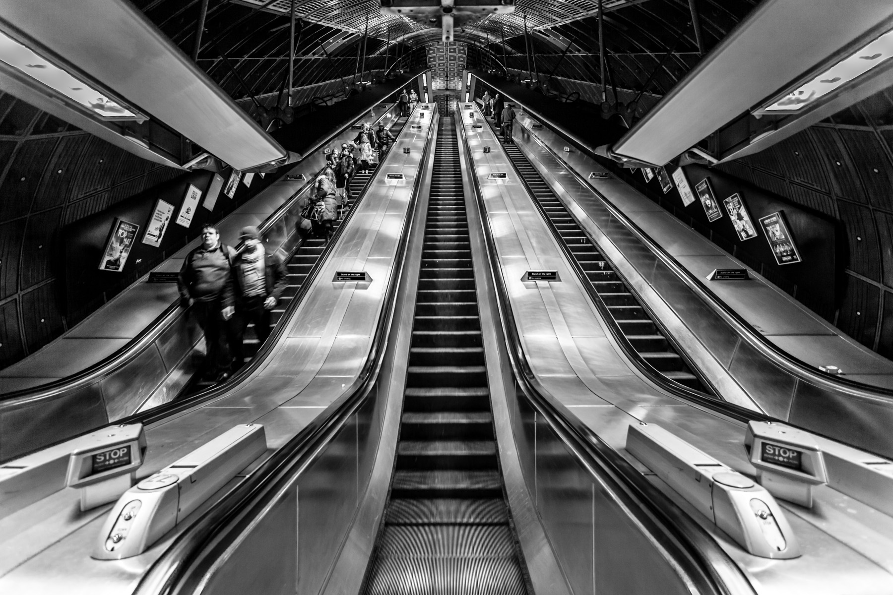 London Bridge Station Escalators | Mabry Campbell Photo Blog