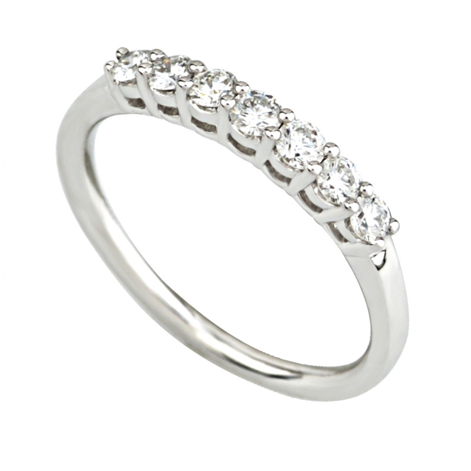 18ct White Gold Eternity Ring Fields.ie