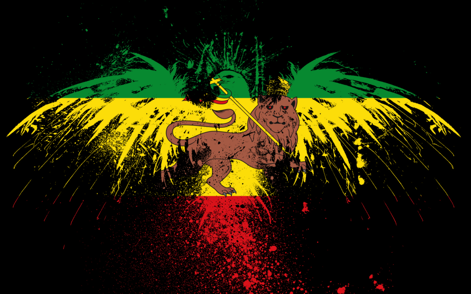 Graphic Design: Old Ethiopian Flag Grunge Eagle Ethiopia Desktop ...