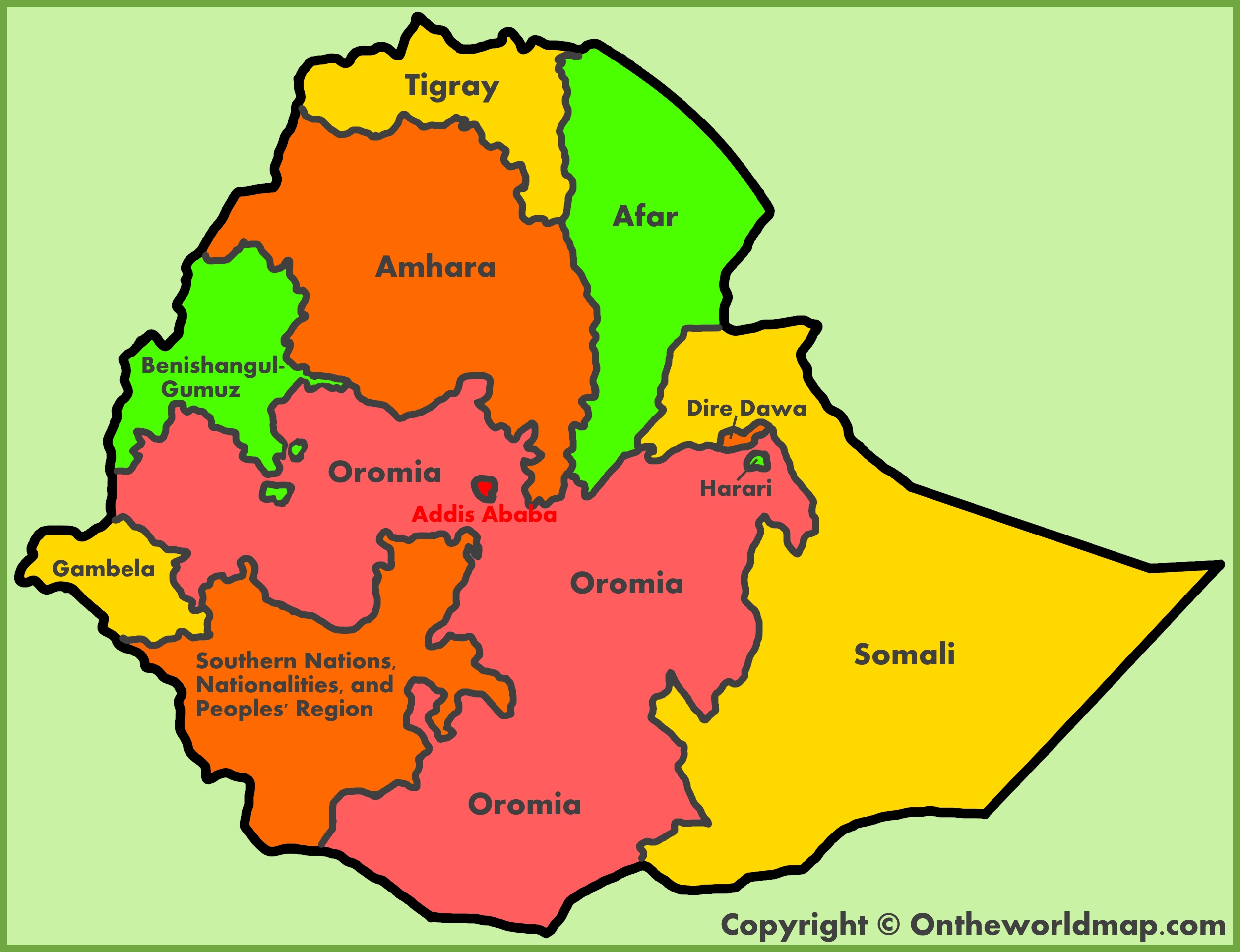 Ethiopia Maps | Maps of Ethiopia ﻿