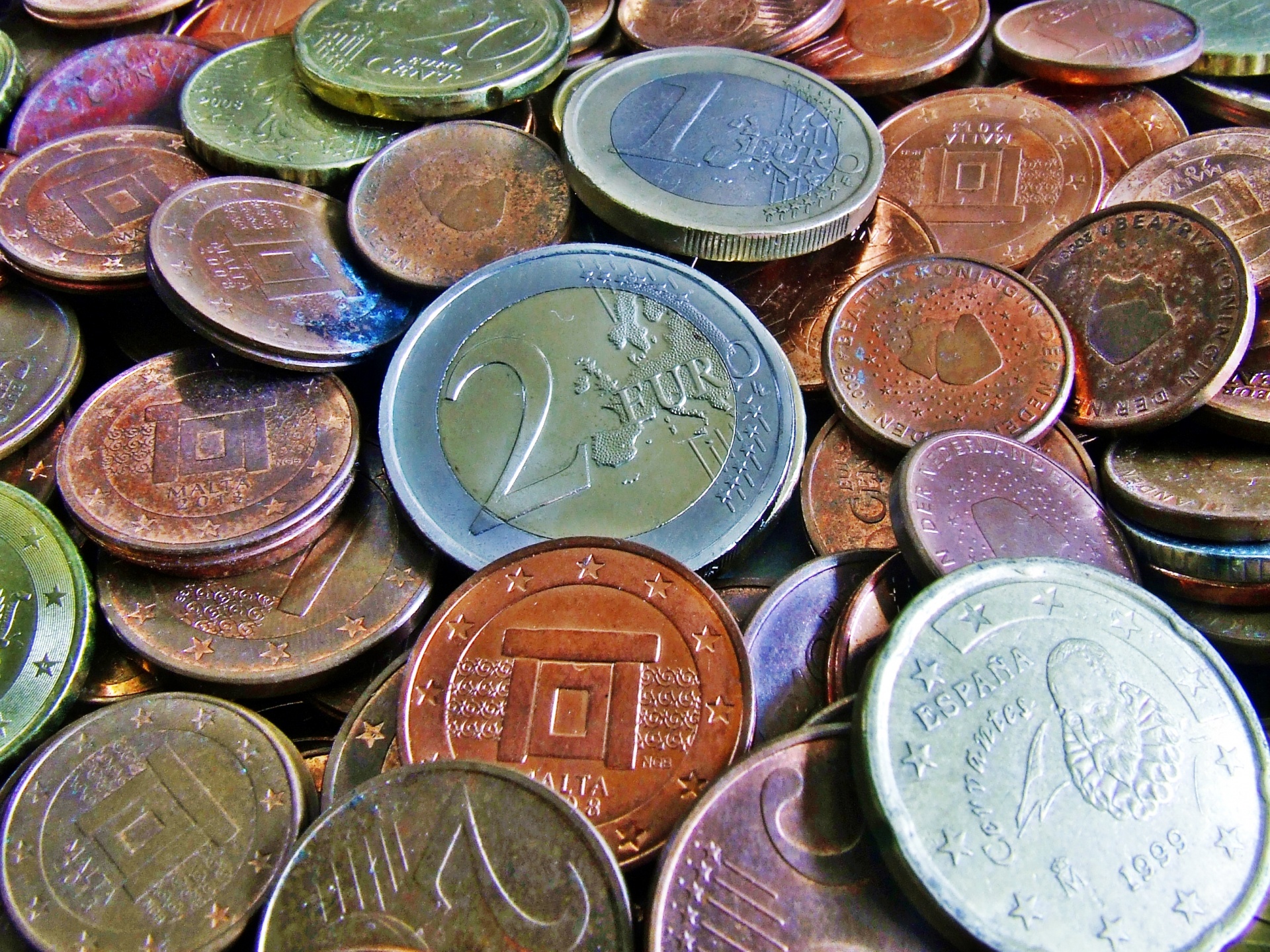 Euro Coins Free Stock Photo - Public Domain Pictures