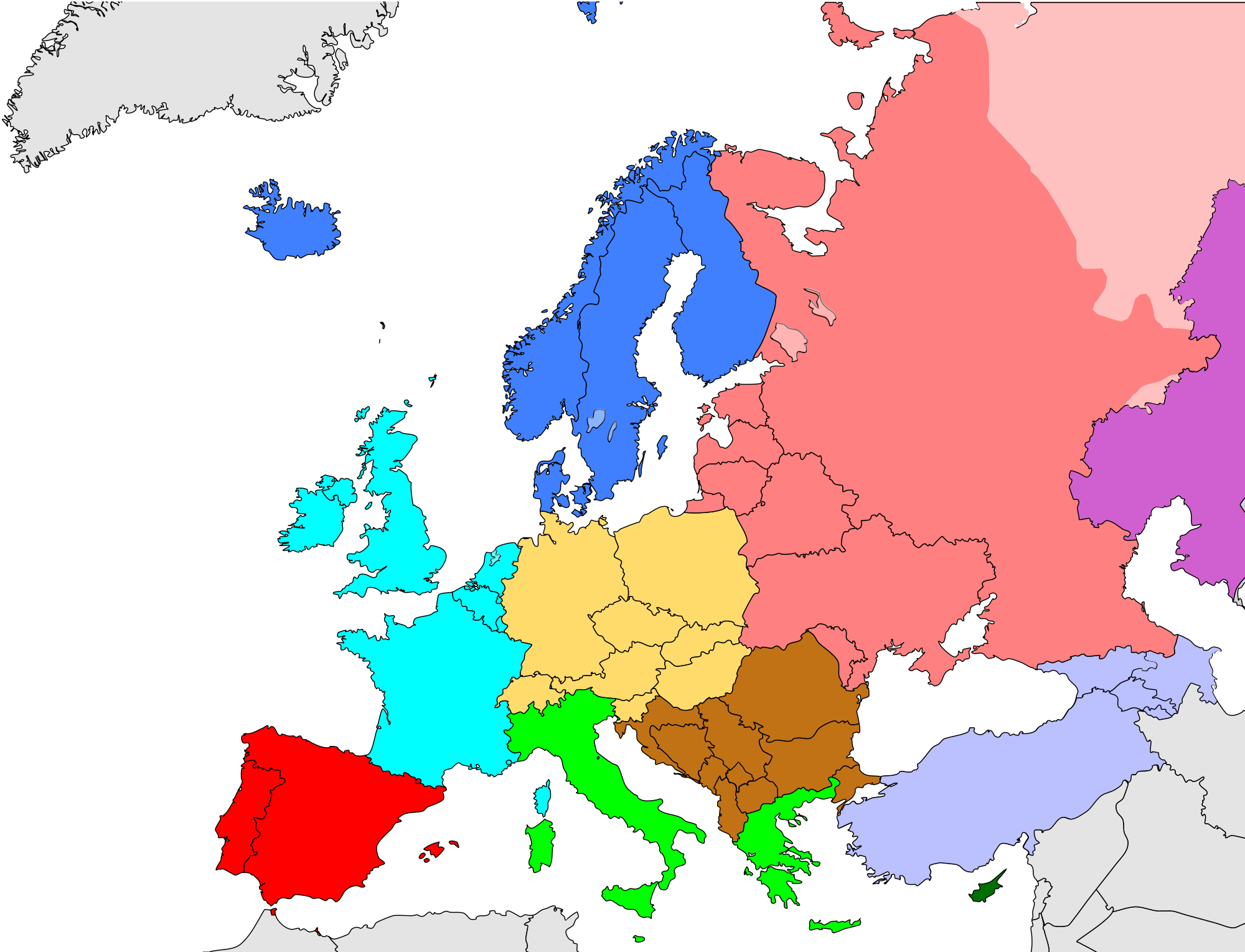 File:Europe subregion map world factbook.svg - Wikimedia Commons