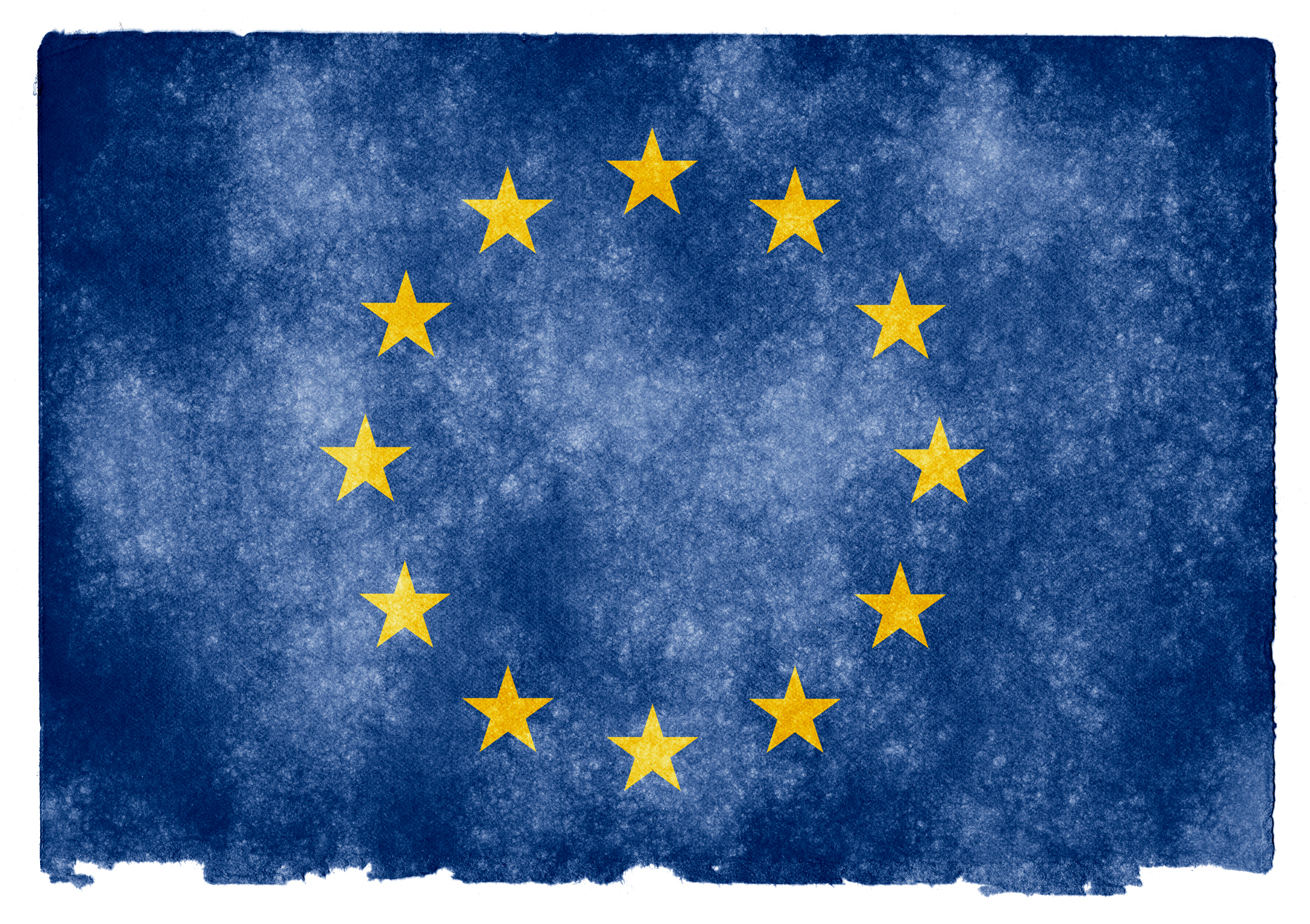European union grunge flag photo