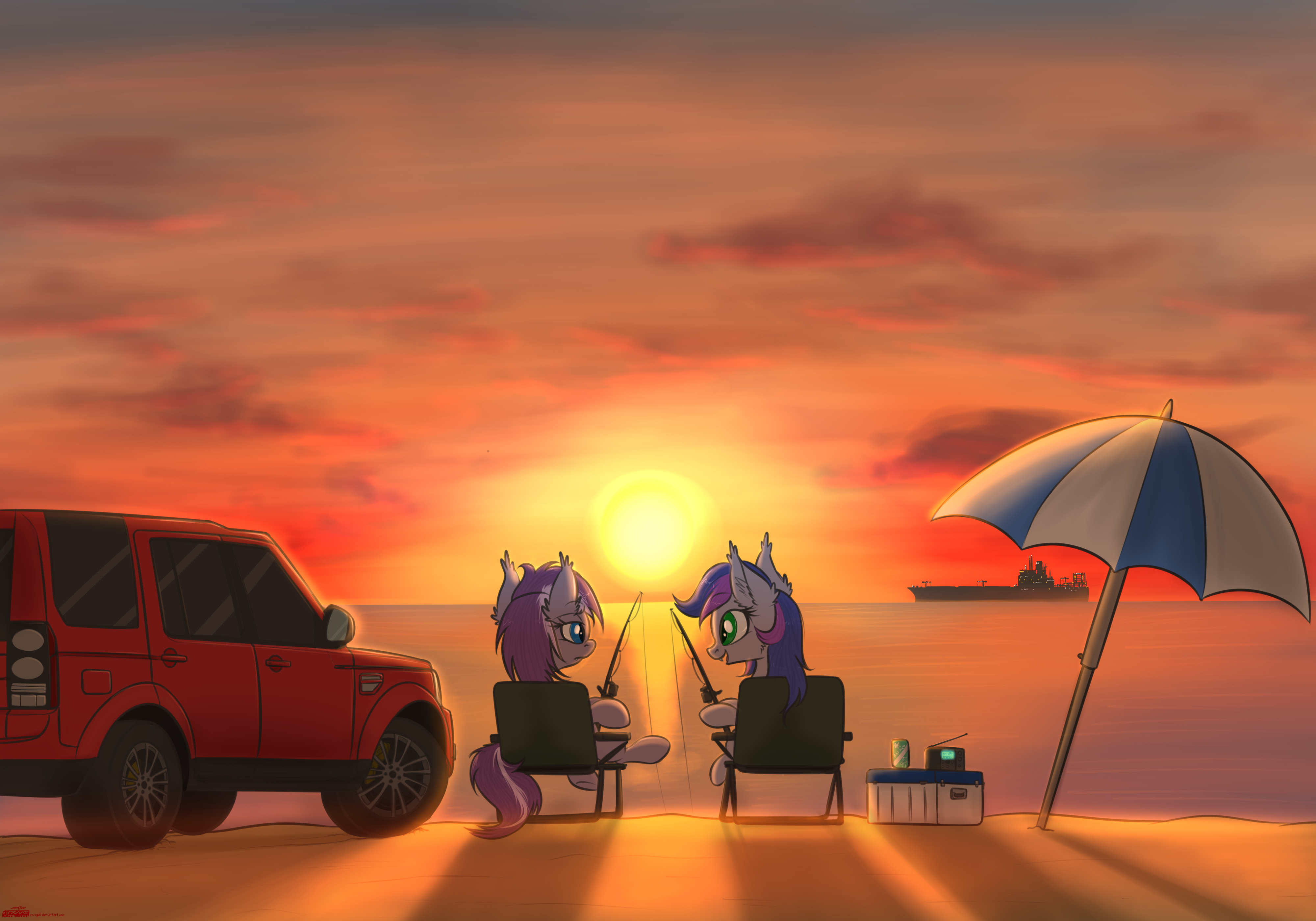 Beach in the fall evening by orang111 on DeviantArt
