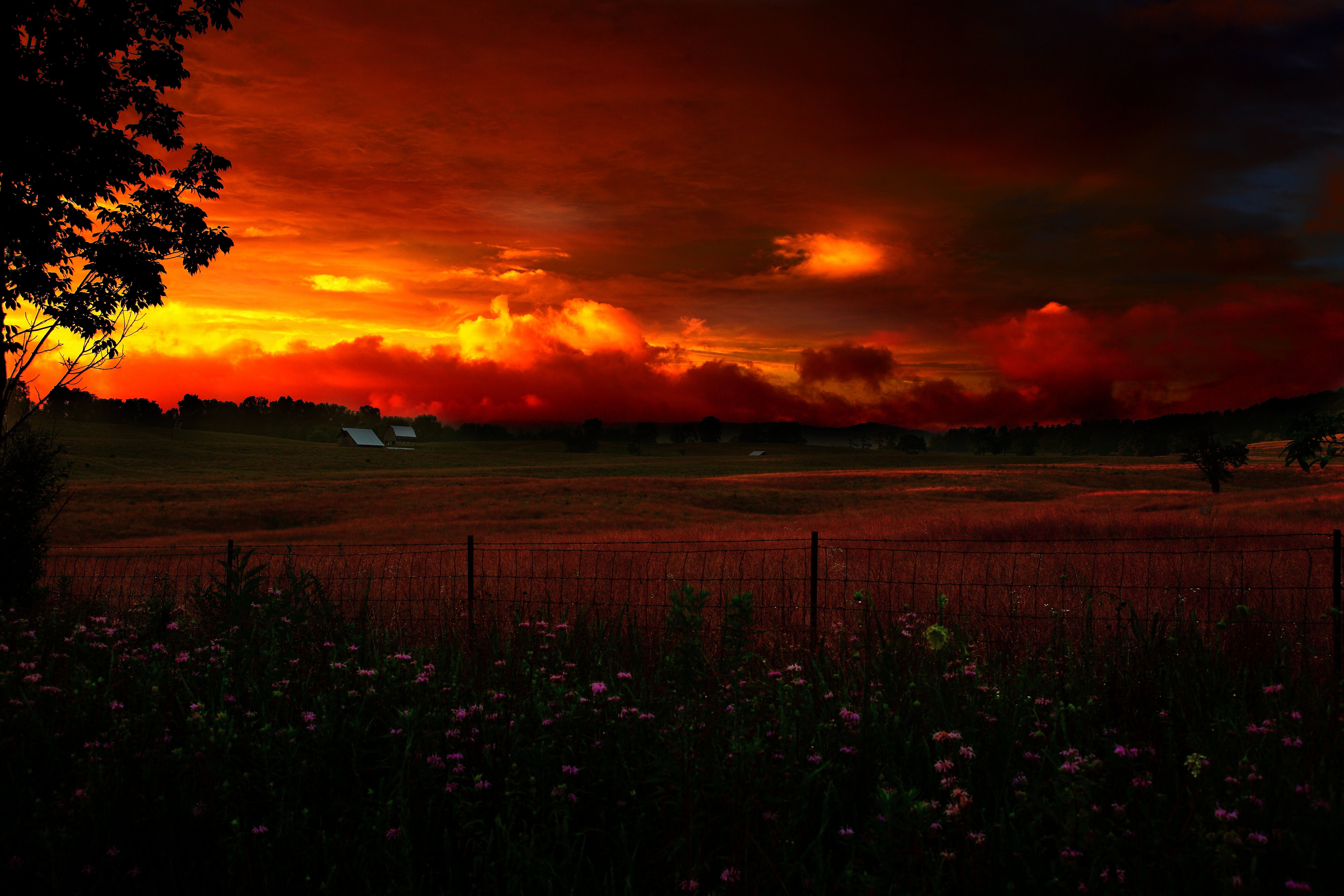 File:Country-farm-summer-evening-sunset1 - Virginia - ForestWander ...
