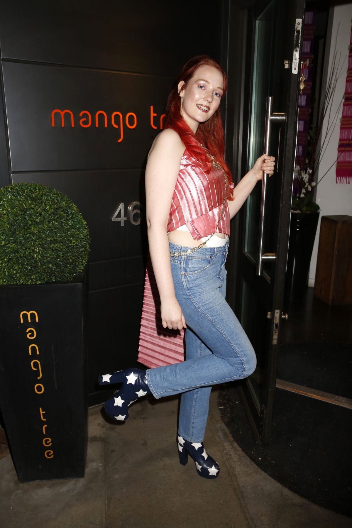 Victoria Clay Arriving at the Thai New Year Evening at The Mango ...