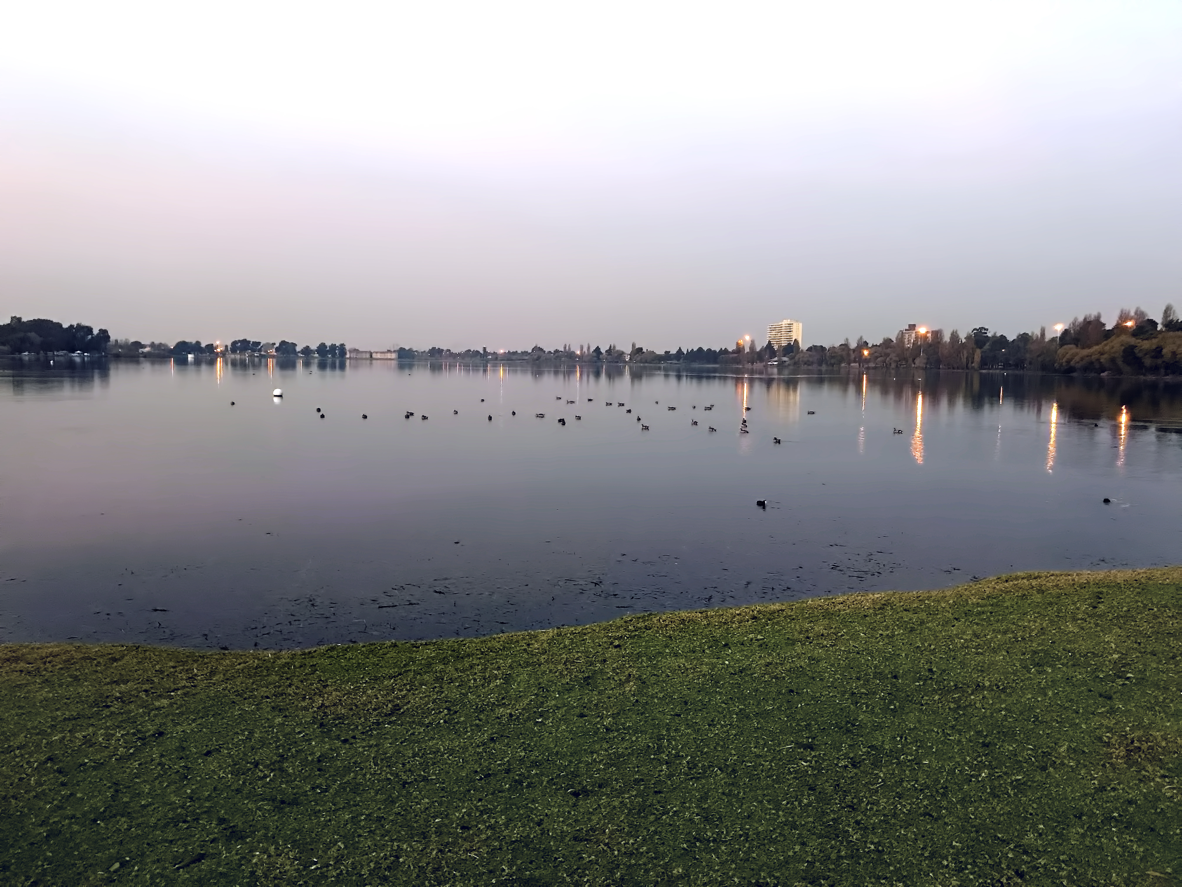 Evening lake view photo